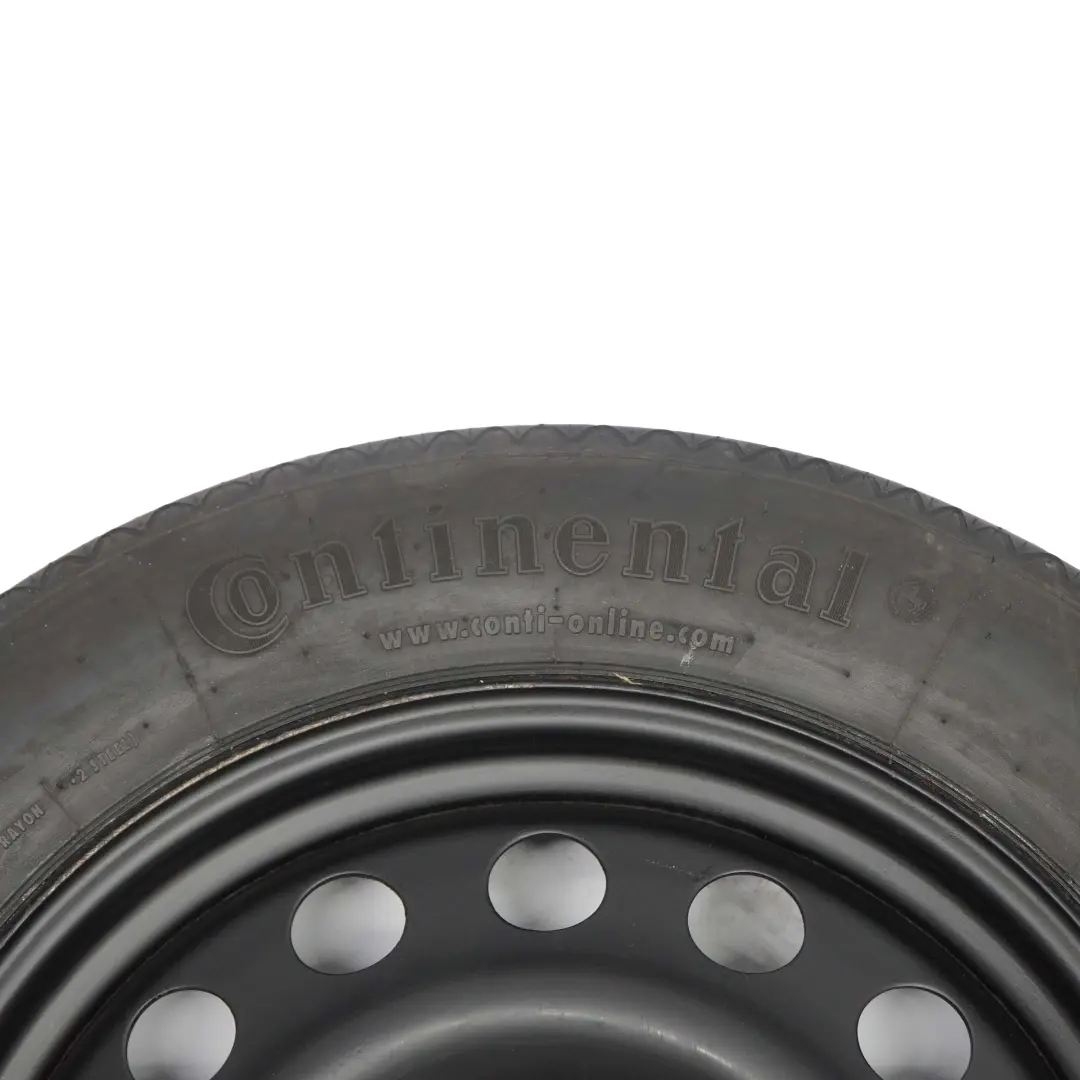 BMW X3 E83 Roue Secours Acier Noir 135/90 R17 4BX17 ET:18 - SKU 6758778-1 - Numéro de pièce 6758778