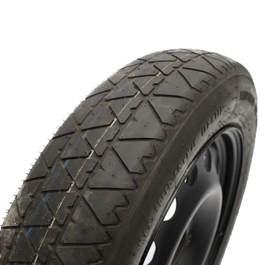 BMW X3 E83 Ruota Scorta Compatta Acciaio Nero 135/90 R17 4BX17 ET:18 - SKU 6758778-1 - Numero di parte 6758778