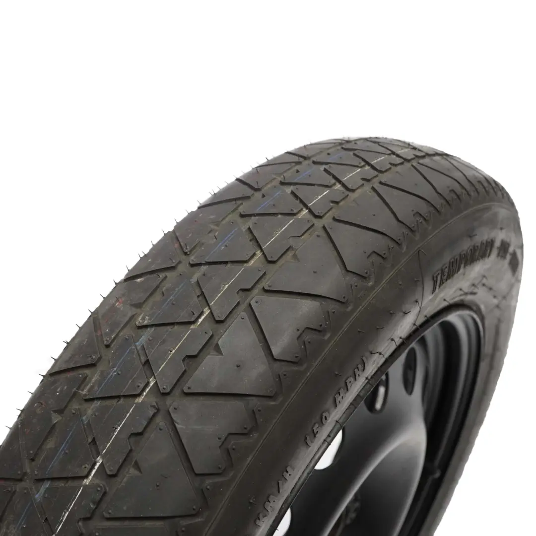 Notrad Stahl Schwarz 135/90 R17 4BX17 ET:18 für BMW X3 E83 mit Teilenummer 6758778 BMW X3 E83 Notrad Stahl Schwarz 135/90 R17 4BX17 ET:18 - SKU 6758778-1 - Teilenummer 6758778