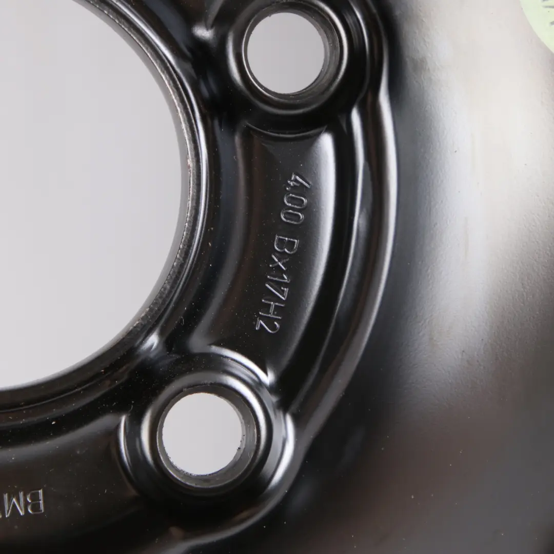 BMW E60 Koło Dojazdowe Stalowe Czarne 135/80 R17 4BX17 ET:18 - SKU 6758778-2 - Numer Części 6758778