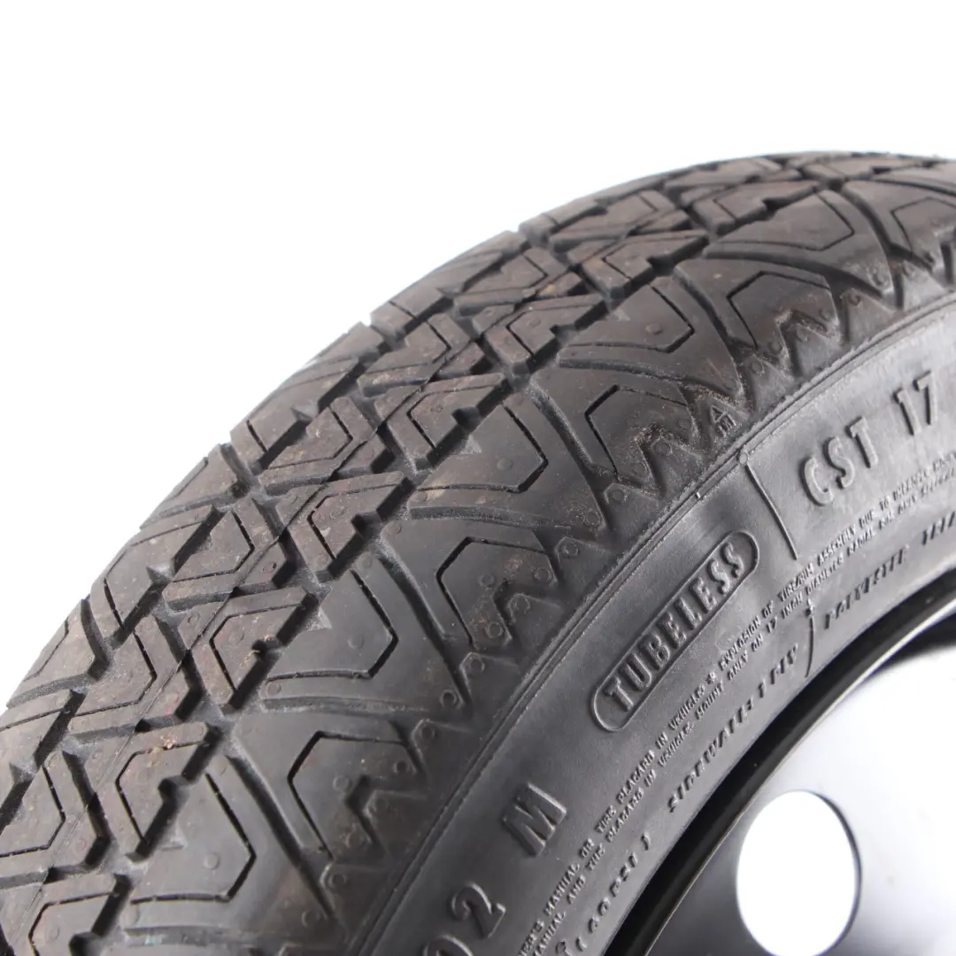 BMW E60 Roue Secours Compacte Acier Noir 135/80 R17 4BX17 ET:18 - SKU 6758778-2 - Numéro de pièce 6758778