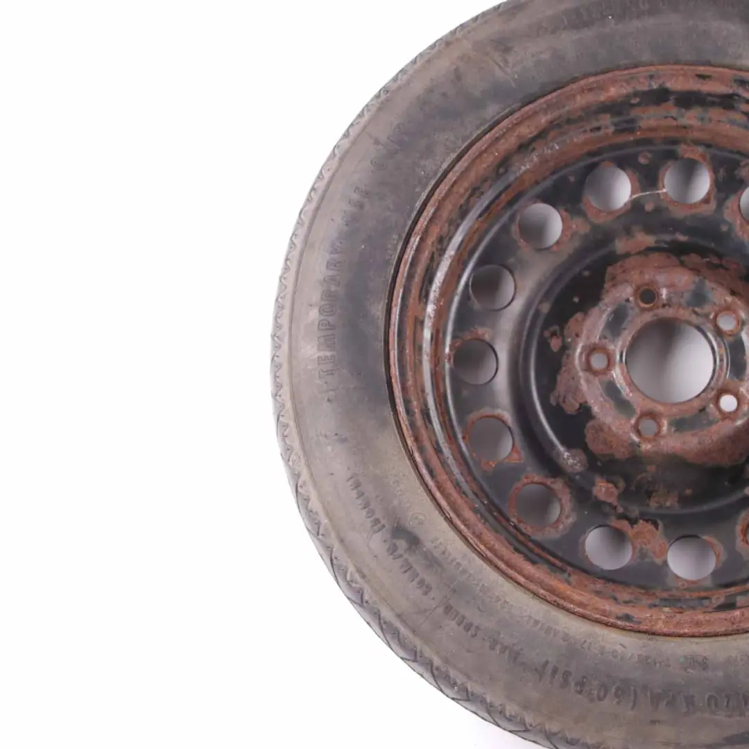 Roue Secours Compacte En Acier Noir 135/90 R17 4BX17 ET:18 pour BMW X3 E83 à propos du numéro de pièce 6758778 BMW X3 E83 Roue Secours Compacte En Acier Noir 135/90 R17 4BX17 ET:18 - SKU 6758778-4 - Numéro de pièce 6758778