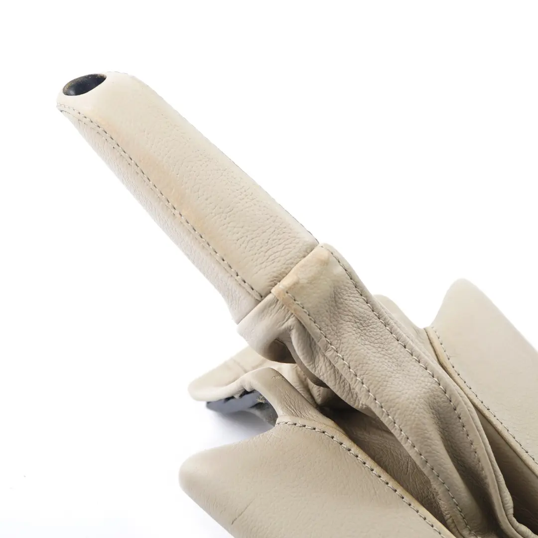 Handbrake Lever Cover BMW Z4 E85 E86 Parking Brake Gaiter Leather Oregon Beige to with Part number 6759357 Handbrake Lever Cover BMW Z4 E85 E86 Parking Brake Gaiter Leather Oregon Beige - SKU 6759357 - Part number 6759357