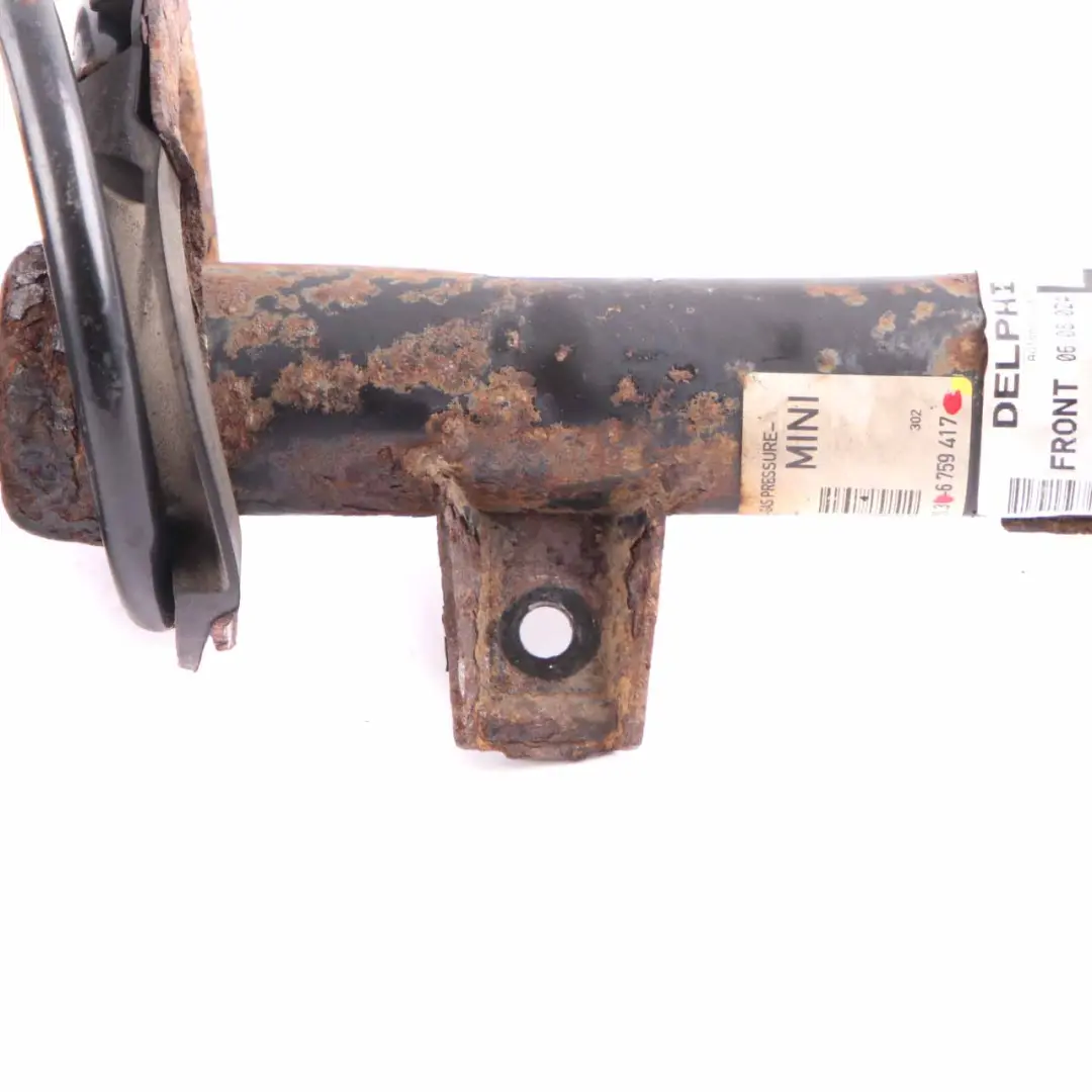 Strut Front Left N/S Spring Strut Shock Absorber to Mini R50 Spring with Part number 6759417 Mini R50 Spring Strut Front Left N/S Spring Strut Shock Absorber - SKU 6759417 - Part number 6759417