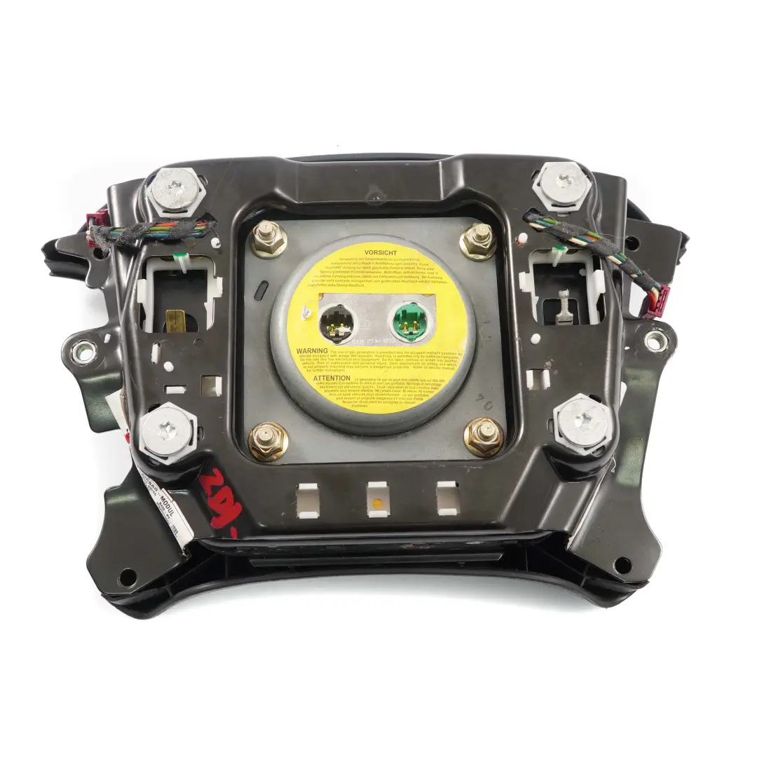 Steering Wheel Driver's Air Hub Bag Cap Module Unit to BMW X5 E53 with Part number 6759927 BMW X5 E53 Steering Wheel Driver's Air Hub Bag Cap Module Unit - SKU 6759927-2 - Part number 6759927