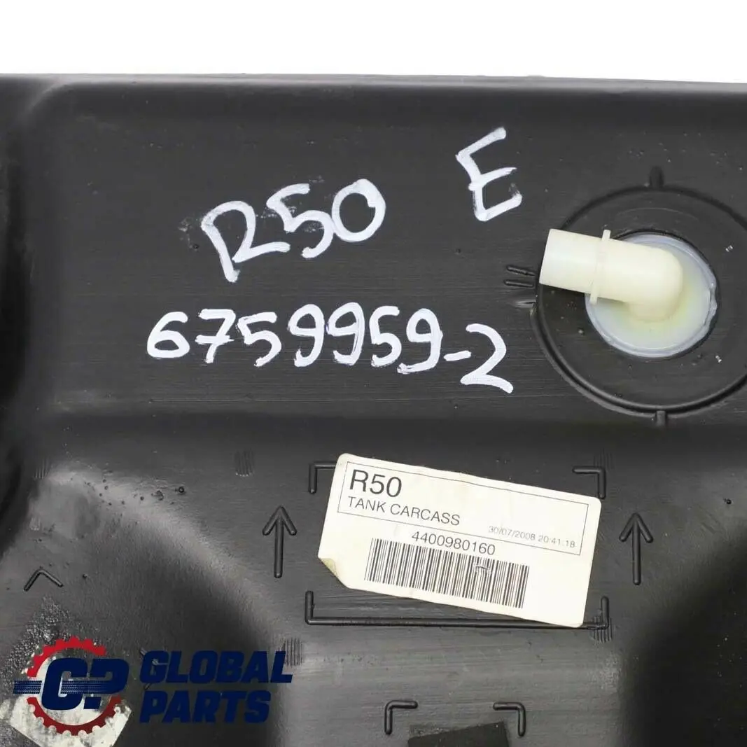 Kompletter Kraffstofftank Benzin für BMW MINI Cooper One R50 mit Teilenummer 6759959 BMW MINI Cooper One R50 Kompletter Kraffstofftank Benzin - SKU 6759959-2 - Teilenummer 6759959