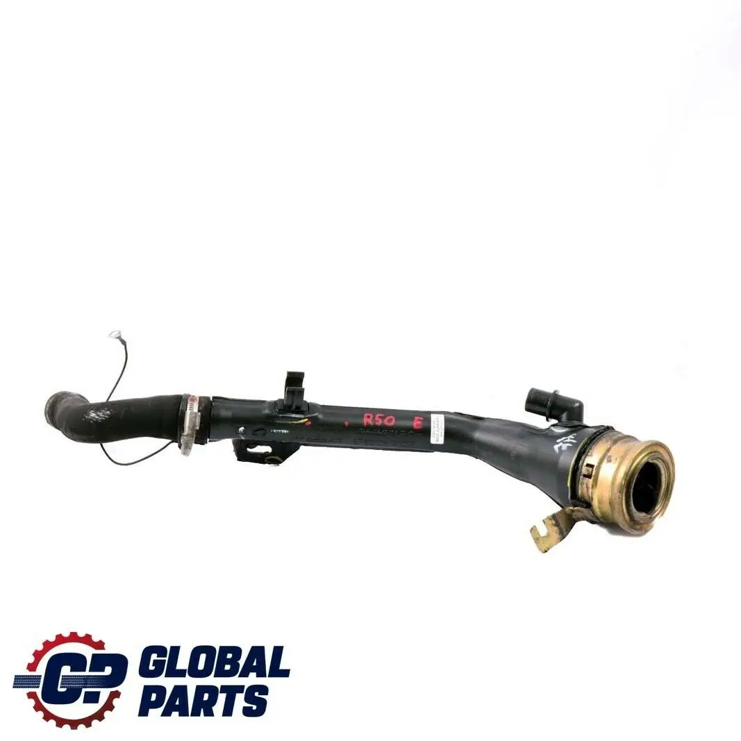 Filler Pipe Neck to BMW Mini One Cooper R50 W10 R53 W11 Fuel Tank with Part number 6760037 BMW Mini One Cooper R50 W10 R53 W11 Fuel Tank Filler Pipe Neck - SKU 6760037 - Part number 6760037