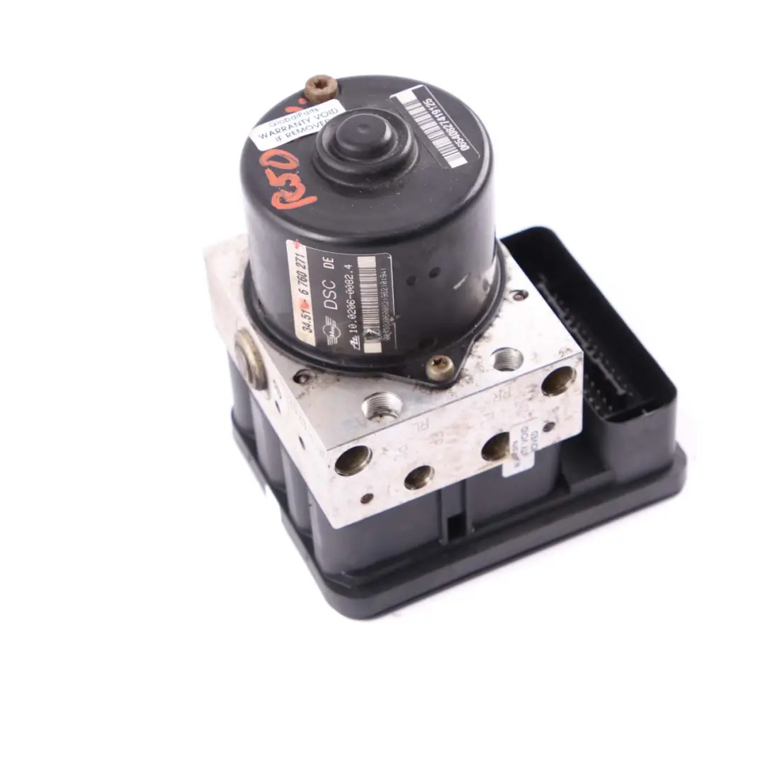 Brake Pump MINI R50 R52 Hydraulic Control Unit Module ABS 6760271 to with Part number 6760272 Brake Pump MINI R50 R52 Hydraulic Control Unit Module ABS 6760271 - SKU 6760272 - Part number 6760272