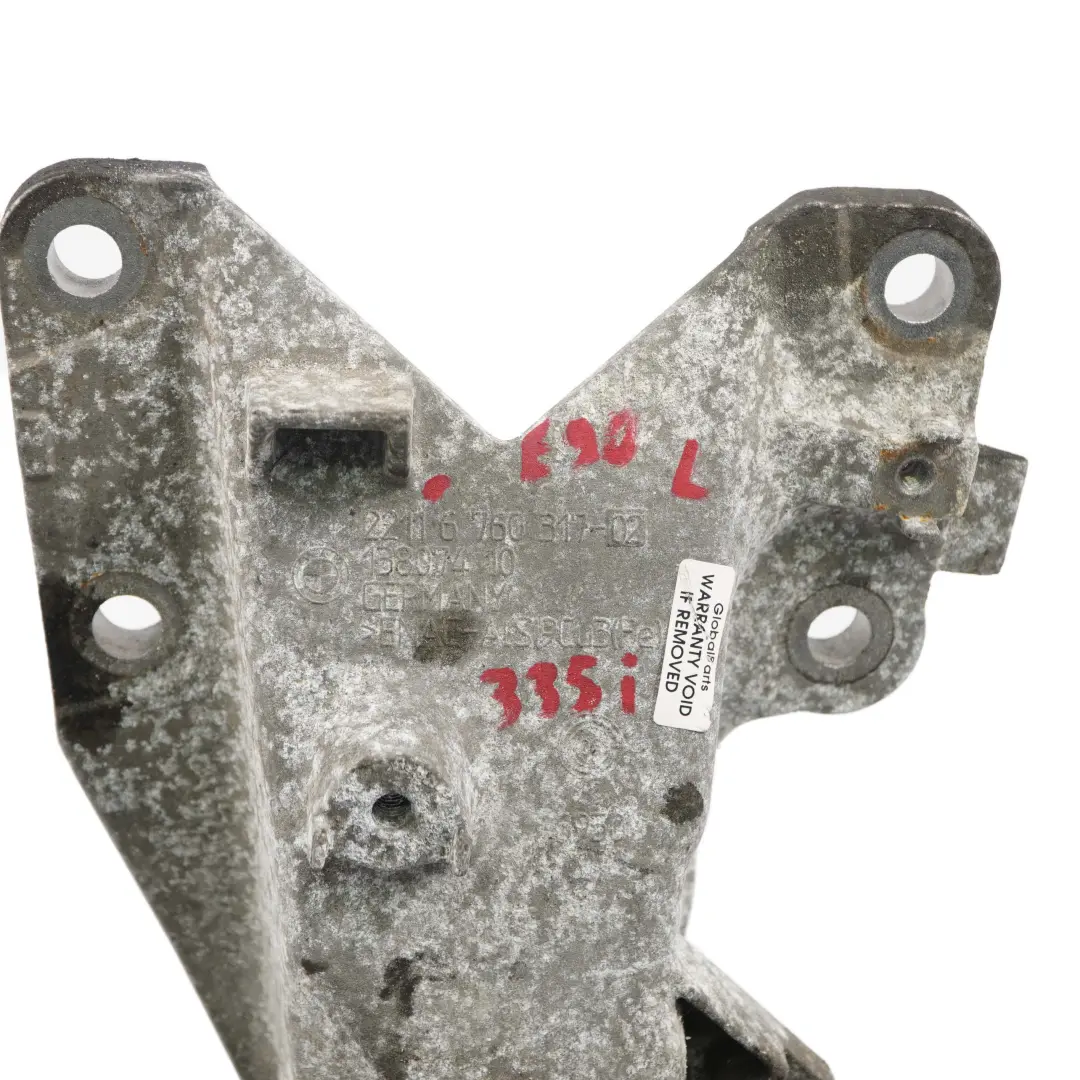 N54 Łapa Silnika Lewo do BMW E90 E91 E92 335i o numerze 6760317 BMW E90 E91 E92 335i N54 Łapa Silnika Lewo - SKU 6760317 - Numer Części 6760317