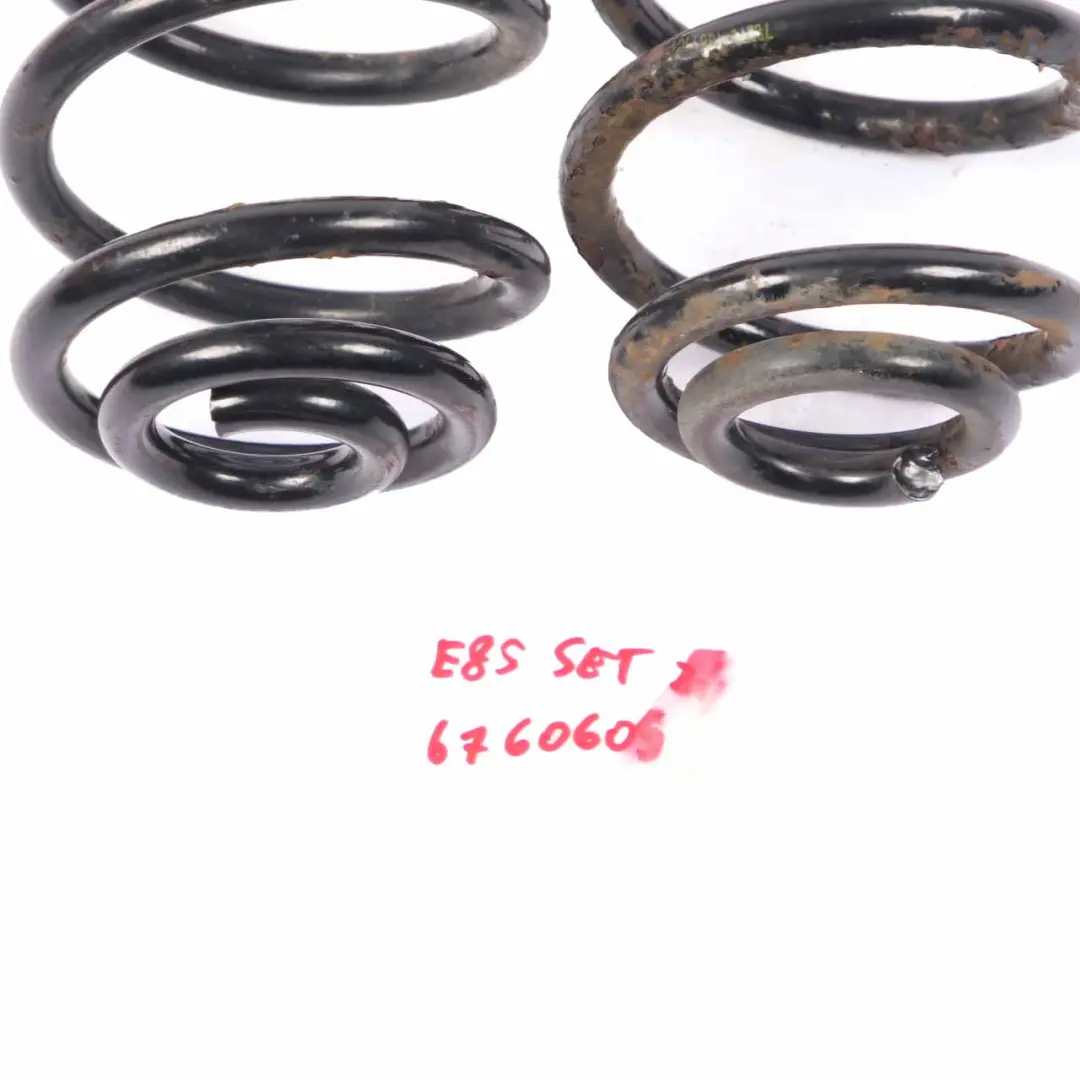 Kit de suspension ressorts hélicoïdaux arrière gauche droite pour BMW Z4 E85 à propos du numéro de pièce 6760605 BMW Z4 E85 Kit de suspension ressorts hélicoïdaux arrière gauche droite - SKU 6760605 - Numéro de pièce 6760605