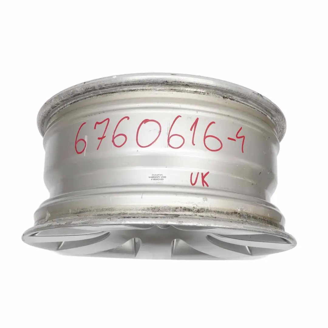 Alloy Wheel Rim 18" Star Spoke 123 8J ET:20 to BMW E60 E61 Silver with Part number 6760616 BMW E60 E61 Silver Alloy Wheel Rim 18" Star Spoke 123 8J ET:20 - SKU 6760616-4 - Part number 6760616