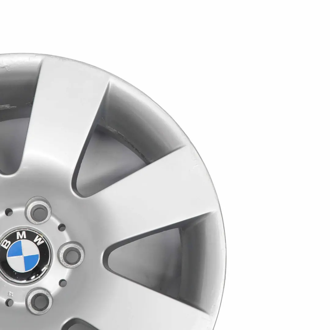 Alloy Wheel Rim 18" Star Spoke 123 8J ET:20 to BMW E60 E61 Silver with Part number 6760616 BMW E60 E61 Silver Alloy Wheel Rim 18" Star Spoke 123 8J ET:20 - SKU 6760616-4 - Part number 6760616
