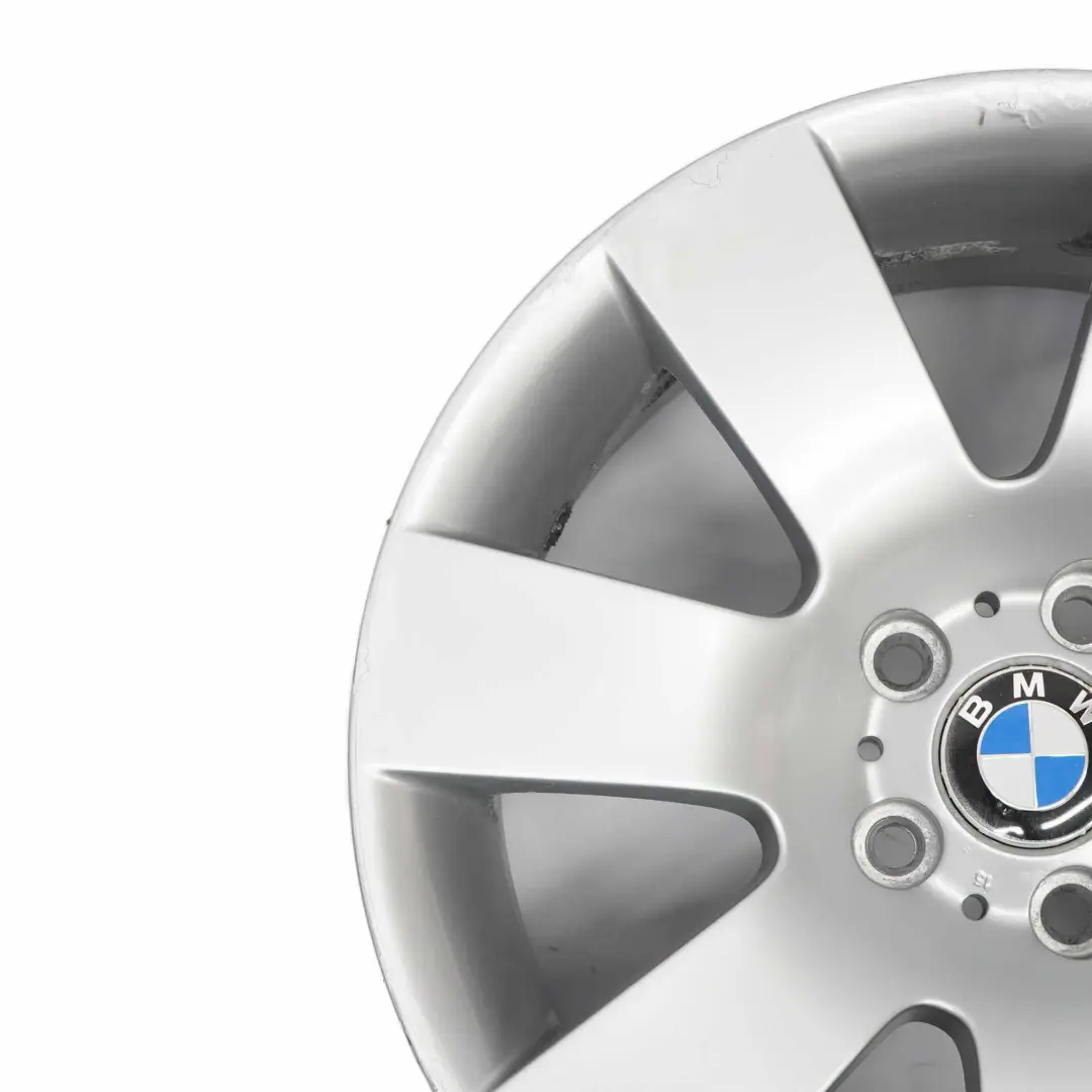 Alloy Wheel Rim 18" Star Spoke 123 8J ET:20 to BMW E60 E61 Silver with Part number 6760616 BMW E60 E61 Silver Alloy Wheel Rim 18" Star Spoke 123 8J ET:20 - SKU 6760616-4 - Part number 6760616