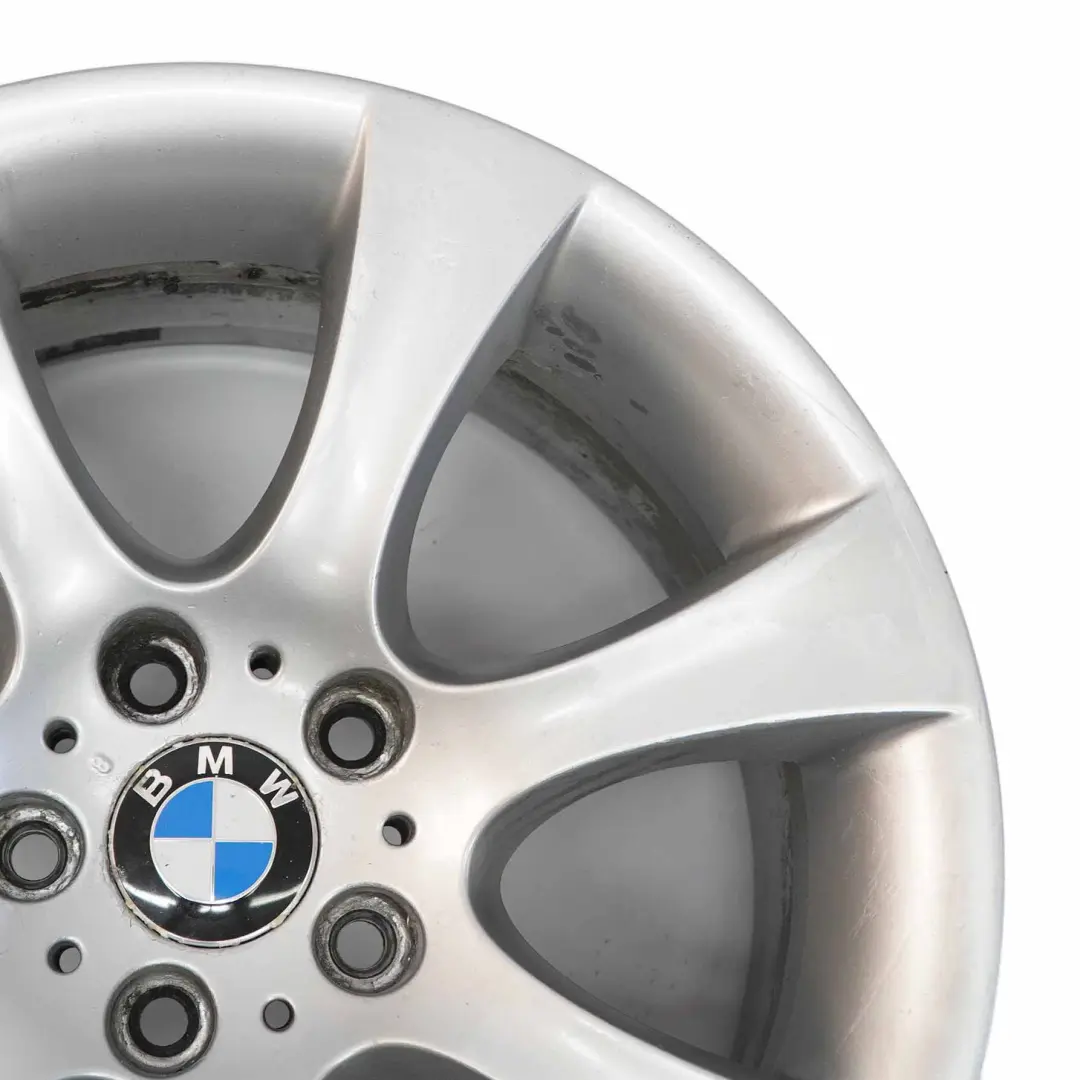 Jante en alliage arriere 18" ET:32 9J Star Spoke 124 pour BMW E60 à propos du numéro de pièce 6760618 BMW E60 Jante en alliage arriere 18" ET:32 9J Star Spoke 124 - SKU 6760618-1 - Numéro de pièce 6760618