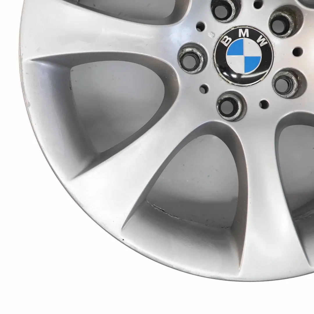 BMW 5 Series E60 Rear Alloy Wheel Rim 18" ET:32 9J Star Spoke 124 - SKU 6760618-1 - Part number 6760618