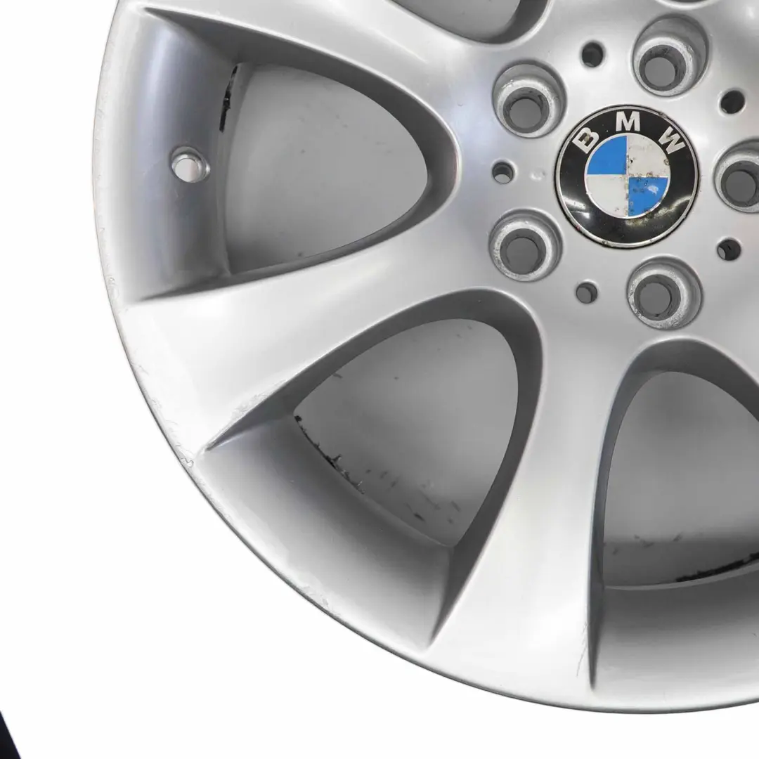 BMW E60 Silber Alu Felge Alufelge 18" Sternspeiche 124 9J ET:32 - SKU 6760618-2 - Teilenummer 6760618