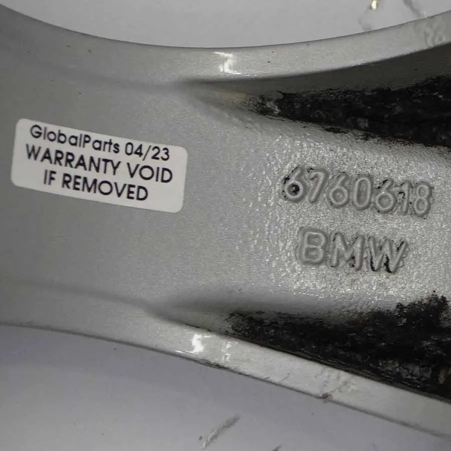 BMW E60 llanta De aleacion trasera 18 "ET:32 9J Star Spoke 124 - SKU 6760618-2 - Número de pieza 6760618