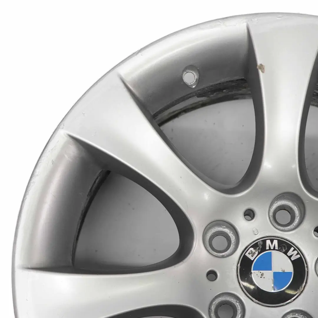 Alloy Wheel Rim 18" ET:32 9J Star Spoke 124 to BMW E60 Rear with Part number 6760618 BMW E60 Rear Alloy Wheel Rim 18" ET:32 9J Star Spoke 124 - SKU 6760618-3 - Part number 6760618