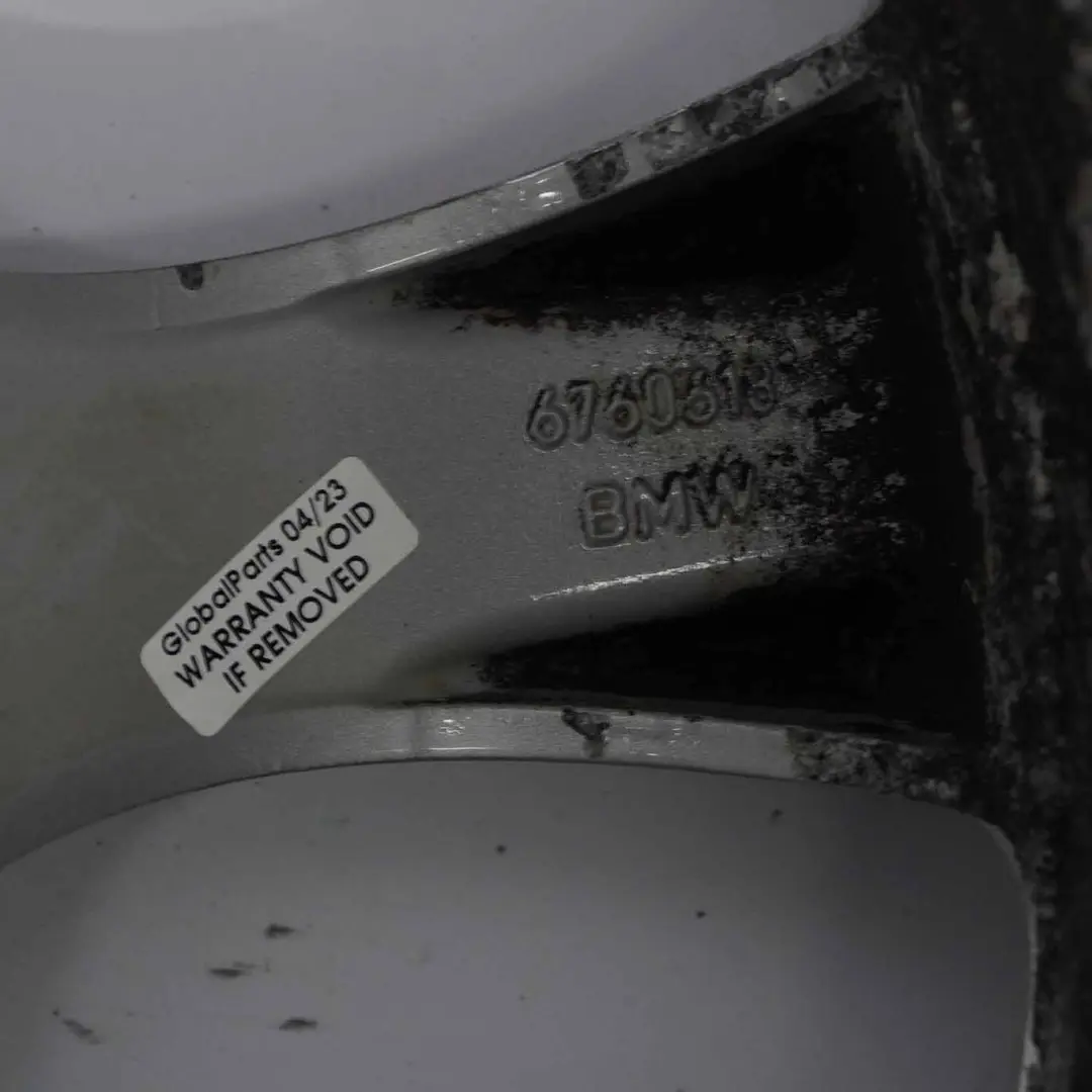 Alloy Wheel Rim 18" ET:32 9J Star Spoke 124 to BMW E60 Rear with Part number 6760618 BMW E60 Rear Alloy Wheel Rim 18" ET:32 9J Star Spoke 124 - SKU 6760618-3 - Part number 6760618