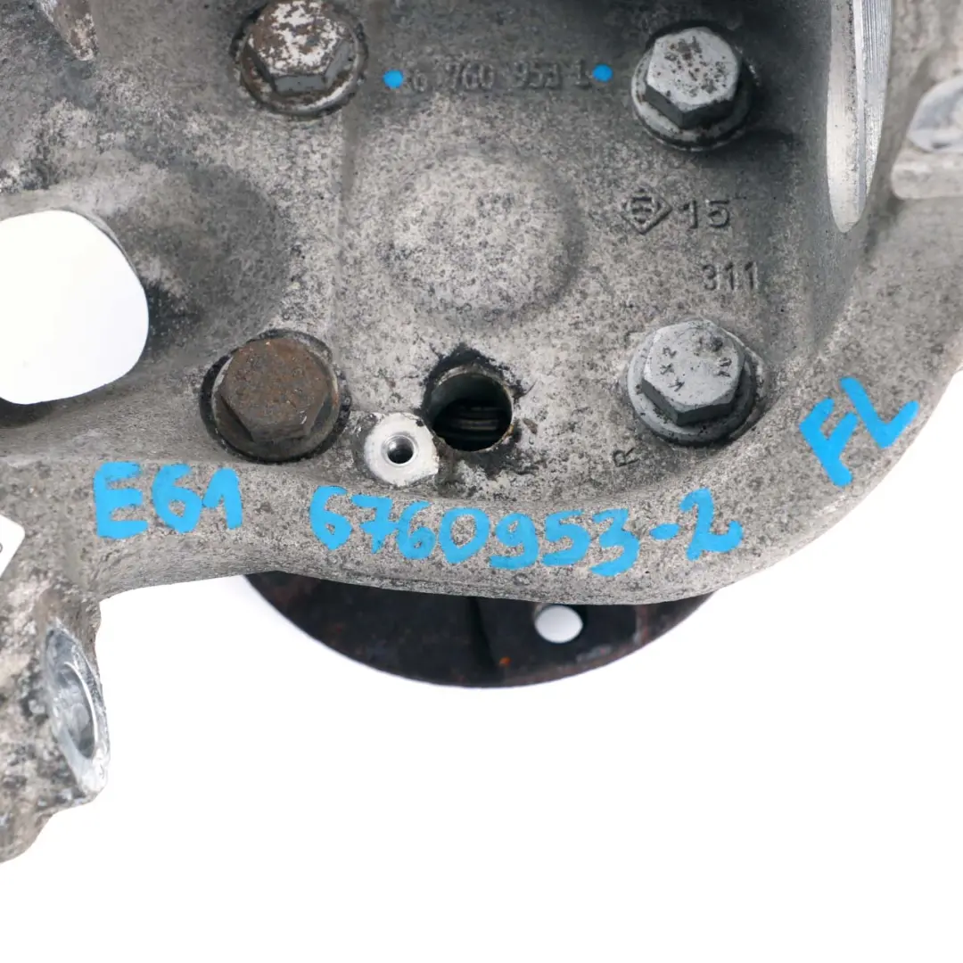 BMW 5 E60 E61 Vorderachse Aufhängung Radträger Nabe links - SKU 6760953-2 - Teilenummer 6760953