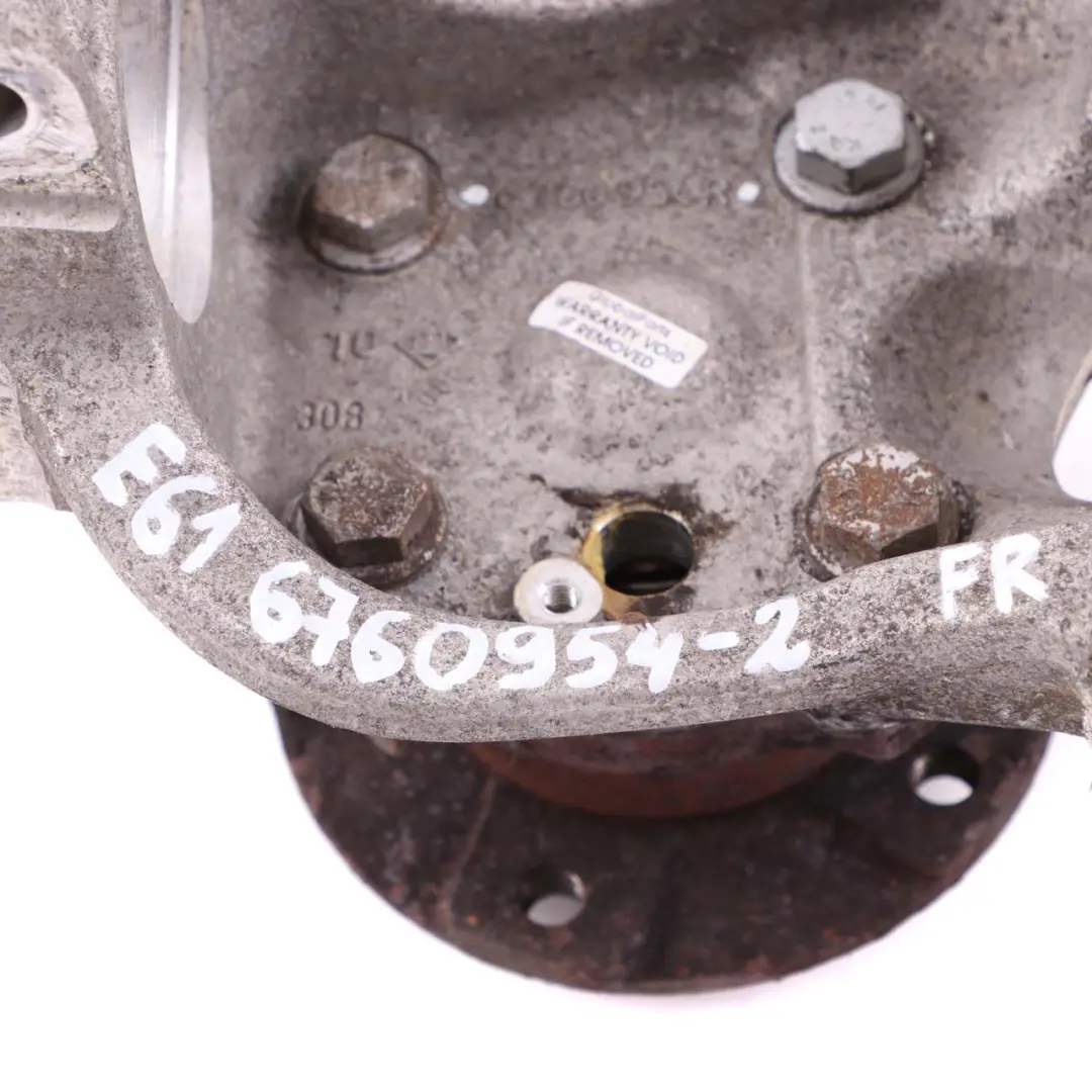 Front Axle Suspension Wheel BMW E60 E61 Carrier Hub Right O/S to with Part number 6760954 Front Axle Suspension Wheel BMW E60 E61 Carrier Hub Right O/S - SKU 6760954-2 - Part number 6760954