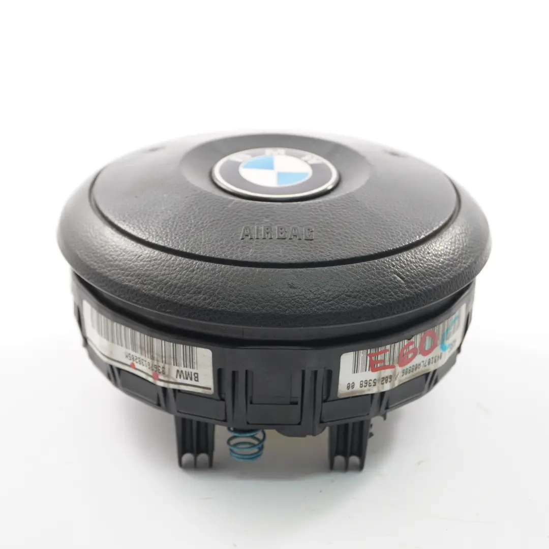 BMW E60 E61 E63 Steering Wheel M-Sport Air Module Driver's Side Black - SKU 6761382 - Part number 6761382