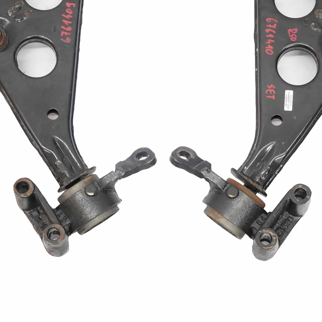 Sospensione Anteriore Sinistra Destra Controllo Wishbone Set per Mini Cooper R50 con numero di parte 6761409 6761410 Mini Cooper R50 Sospensione Anteriore Sinistra Destra Controllo Wishbone Set - SKU 6761409 6761410 - Numero di parte 6761409 6761410