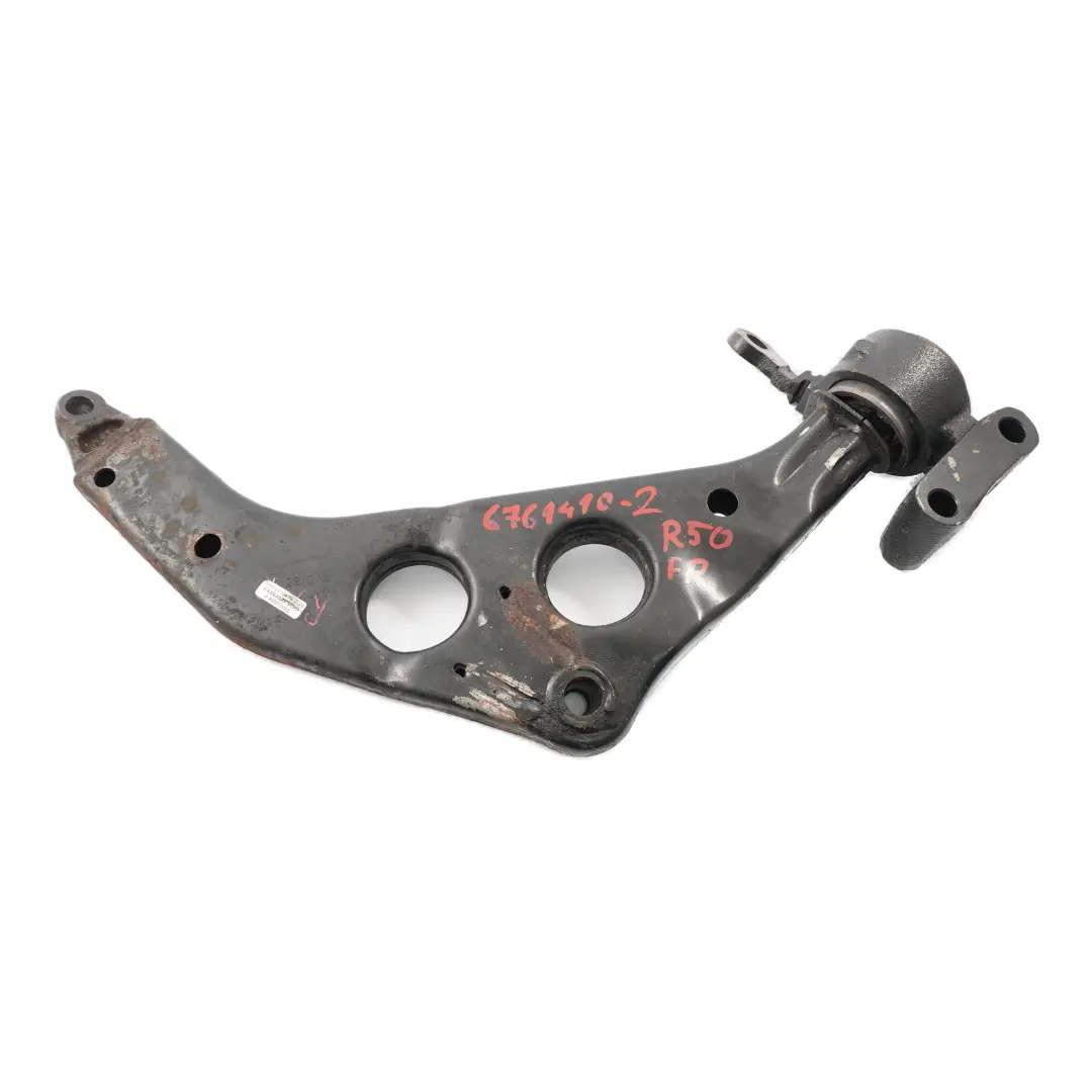 Brazo control inferior suspensión Wishbone derecho para Mini R50 R52 R53 con número de pieza 6761410 Mini R50 R52 R53 Brazo control inferior suspensión Wishbone derecho - SKU 6761410-2 - Número de pieza 6761410