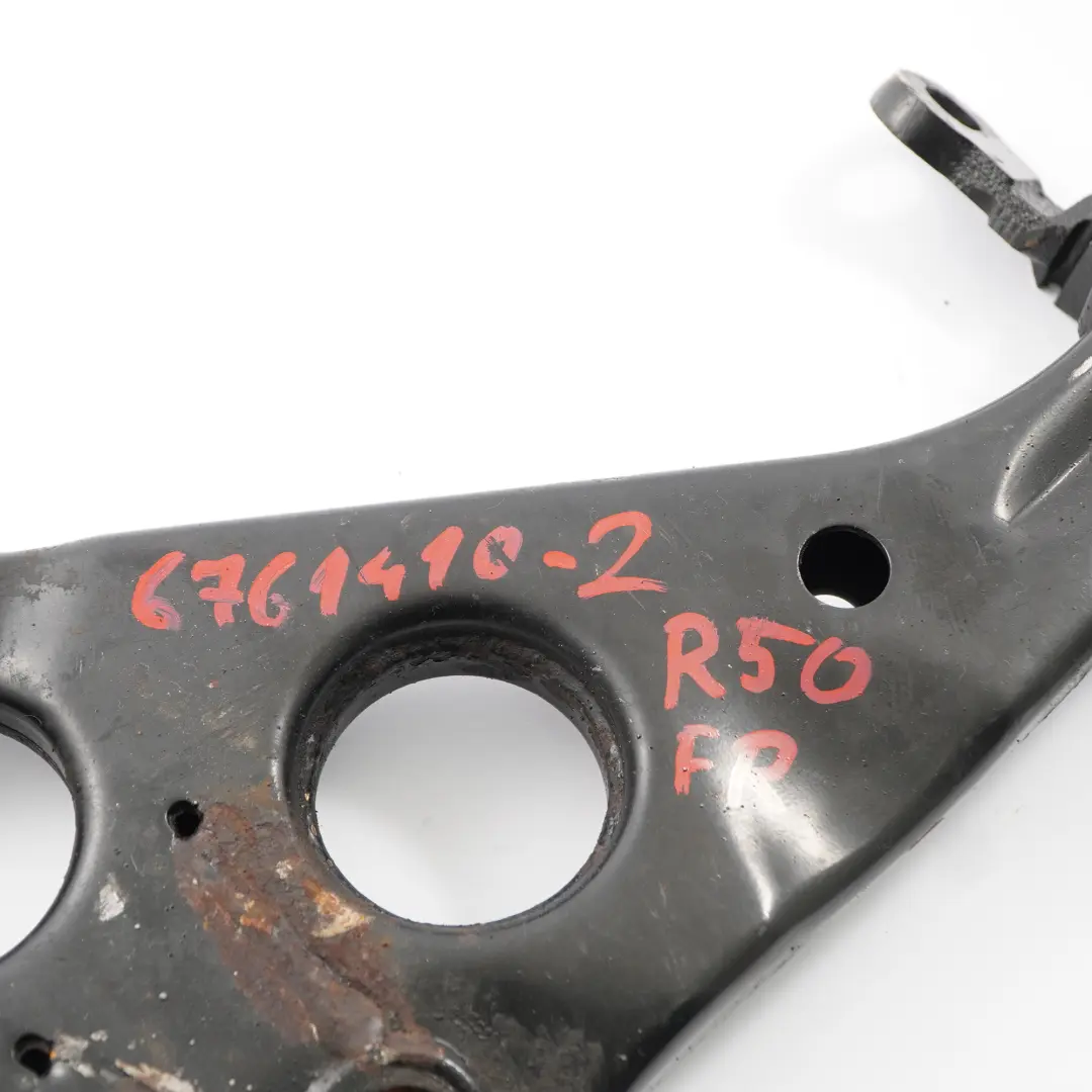 Lower Wishbone Suspension Control Arm Right O/S to Mini Cooper R50 R52 R53 with Part number 6761410 Mini Cooper R50 R52 R53 Lower Wishbone Suspension Control Arm Right O/S - SKU 6761410-2 - Part number 6761410