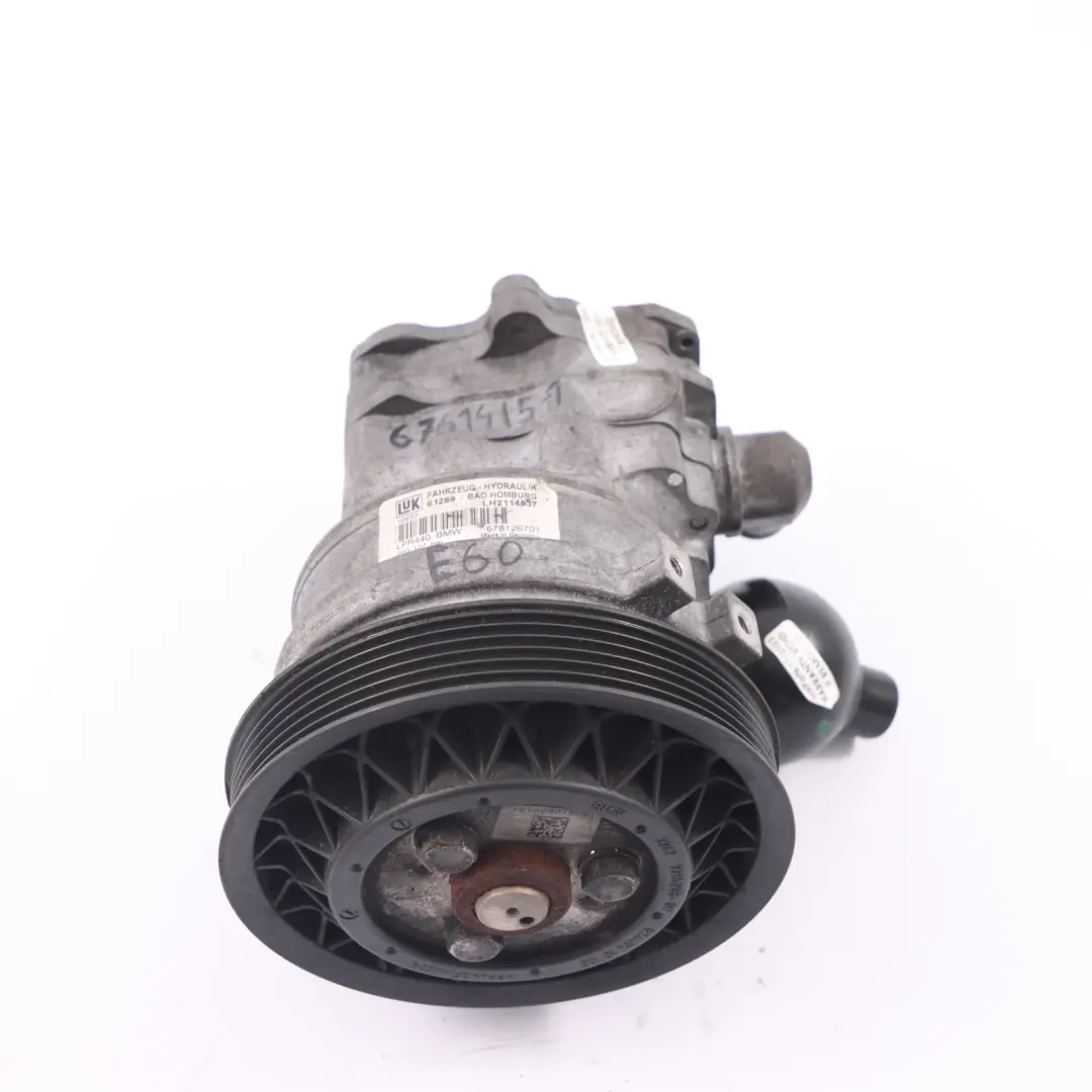 M57N M57N2 Power Steering Hydraulic Tandem Pump 6781267 to BMW E60 E61 E63 E64 LCI with Part number 6761415 BMW E60 E61 E63 E64 LCI M57N M57N2 Power Steering Hydraulic Tandem Pump 6781267 - SKU 6761415-1 - Part number 6761415