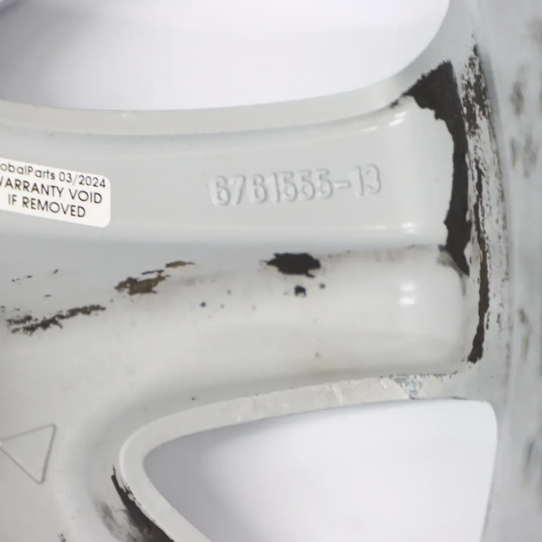 BMW E65 E66 Front Alloy Wheel Rim 19" V-spoke 126 9J ET:24 - SKU 6761555-1 - Part number 6761555