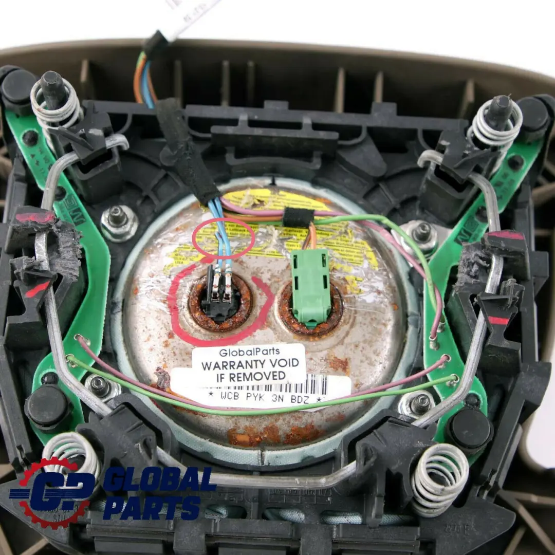 Module Driver's Side Steering Wheel Airbag Beige to BMW 7 Series E65 E66 with Part number 6761776 BMW 7 Series E65 E66 Module Driver's Side Steering Wheel Airbag Beige - SKU 6761776 - Part number 6761776