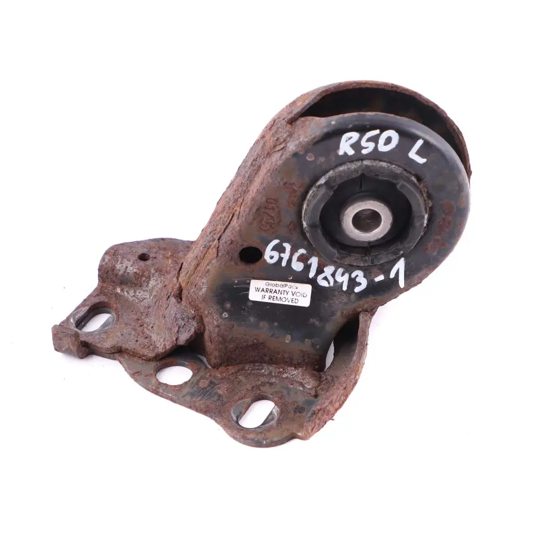 Halter Längslenker Links Hinterachse für BMW Mini One R50 W10 R53 Cooper S W11 mit Teilenummer 6761843 BMW Mini One R50 W10 R53 Cooper S W11 Halter Längslenker Links Hinterachse - SKU 6761843 - Teilenummer 6761843