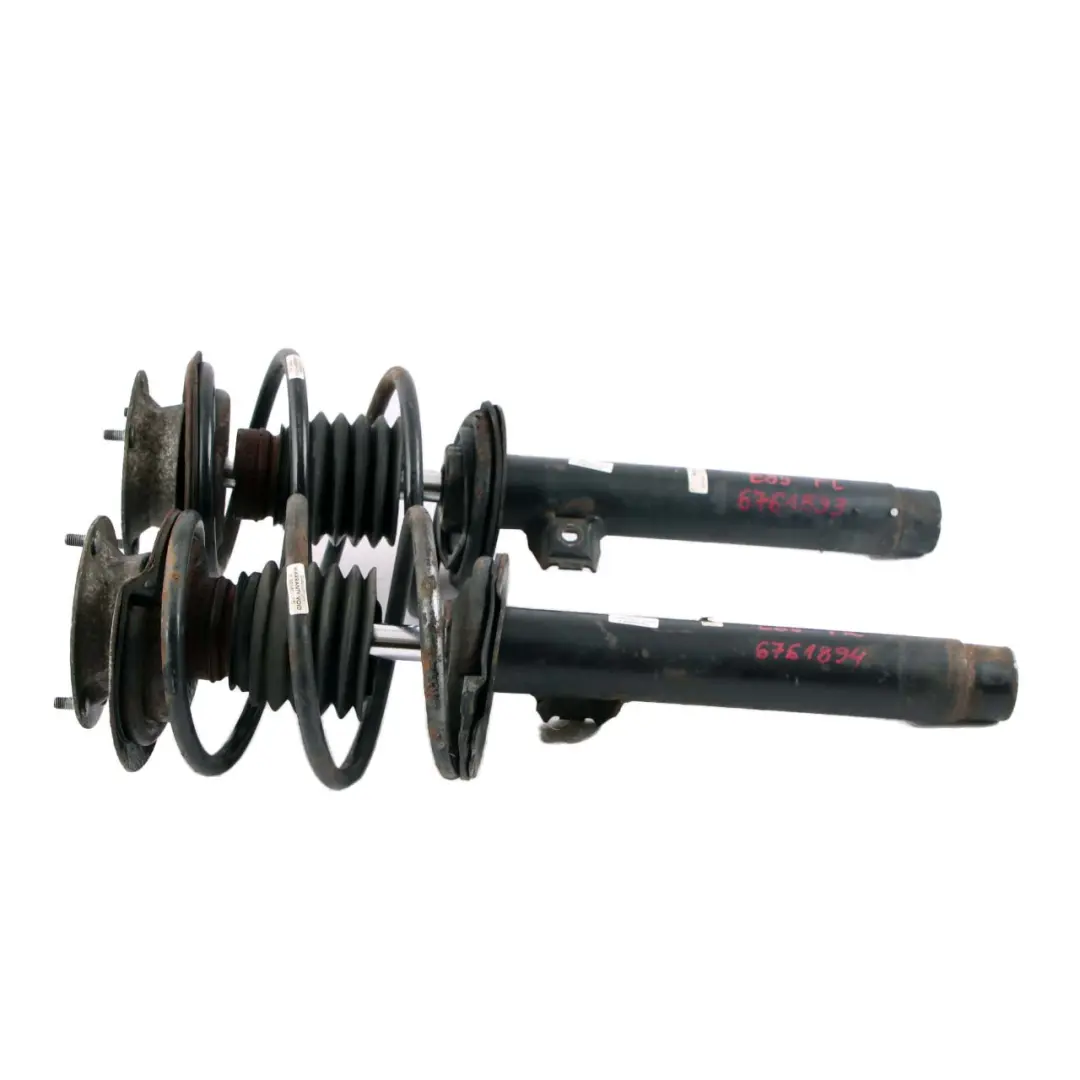 Front Left Right N/O/S Monroe Spring Strut Shock Absorber Set to BMW Z4 E85 with Part number 6761893 BMW Z4 E85 Front Left Right N/O/S Monroe Spring Strut Shock Absorber Set - SKU 6761893-3 - Part number 6761893