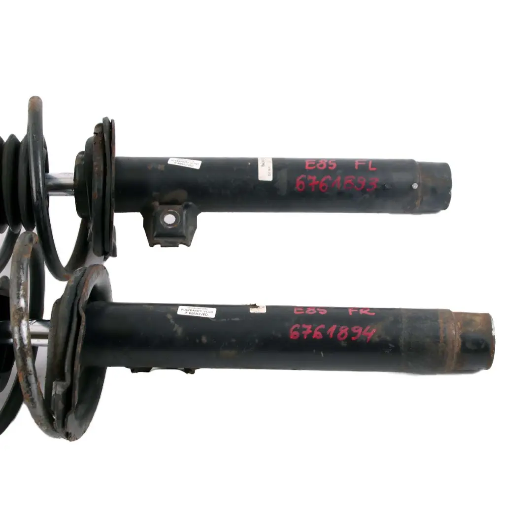 Front Left Right N/O/S Monroe Spring Strut Shock Absorber Set to BMW Z4 E85 with Part number 6761893 BMW Z4 E85 Front Left Right N/O/S Monroe Spring Strut Shock Absorber Set - SKU 6761893-3 - Part number 6761893