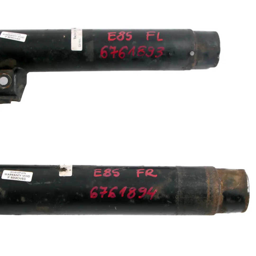 Front Left Right N/O/S Monroe Spring Strut Shock Absorber Set to BMW Z4 E85 with Part number 6761893 BMW Z4 E85 Front Left Right N/O/S Monroe Spring Strut Shock Absorber Set - SKU 6761893-3 - Part number 6761893