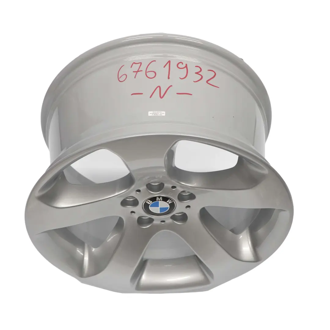Alloy Rim 19" Star Spoke 132 10J ET:45 BMW X5 Series E53 Rear Silver Wheel - SKU 6761932 - Part number 6761932