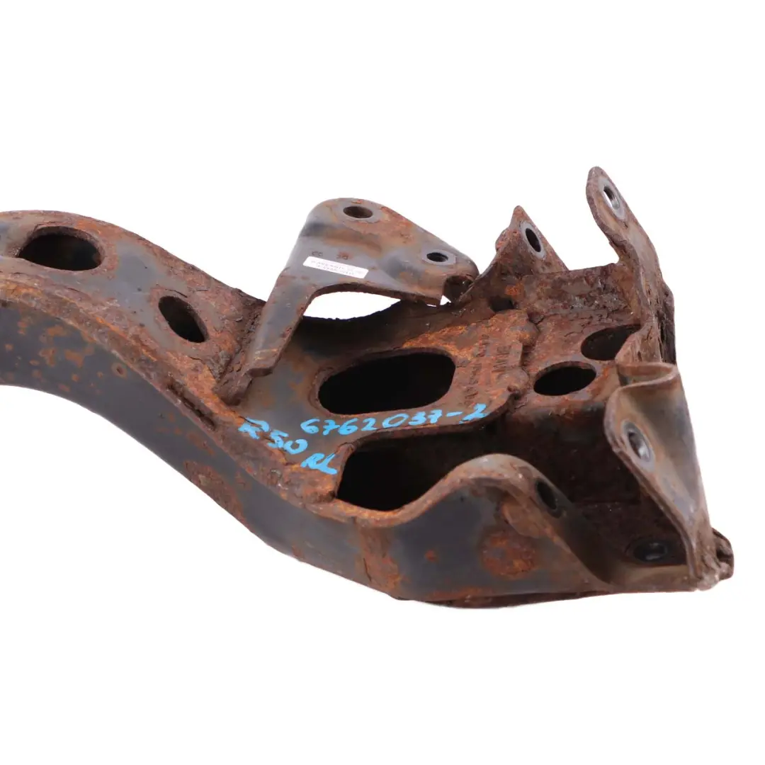 Asse posteriore sinistro braccio oscillante per Mini Cooper One R50 R52 R53 W10 W11 con numero di parte 6762037 Mini Cooper One R50 R52 R53 W10 W11 Asse posteriore sinistro braccio oscillante - SKU 6762037-2 - Numero di parte 6762037