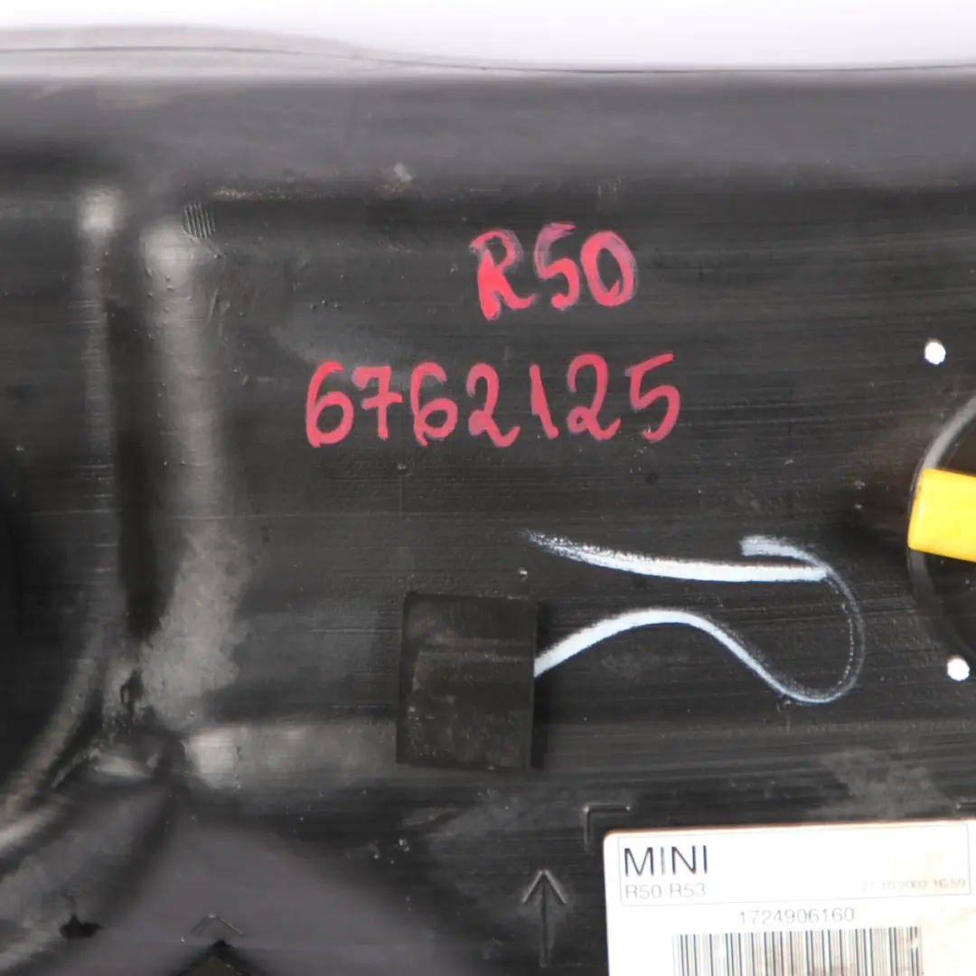 W17 Complete Fuel Tank Diesel to Fuel Tank Mini One D R50 with Part number 6762125 Fuel Tank Mini One D R50 W17 Complete Fuel Tank Diesel - SKU 6762125 - Part number 6762125