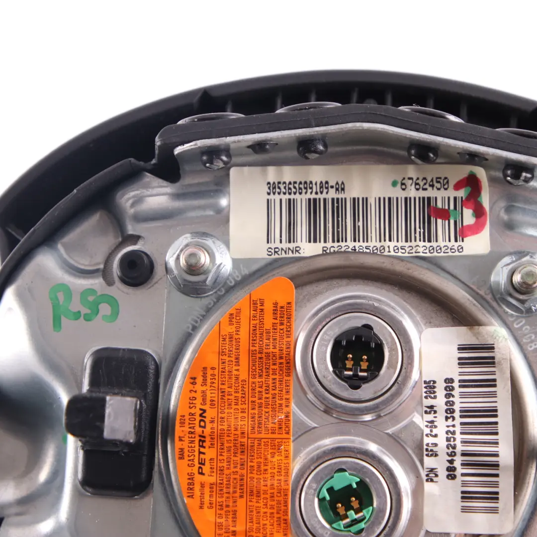 Mini Cooper One R50 R52 R53 Steering Wheel Driver's Side Air Module Bag - SKU 6762450-4 - Part number 6762450