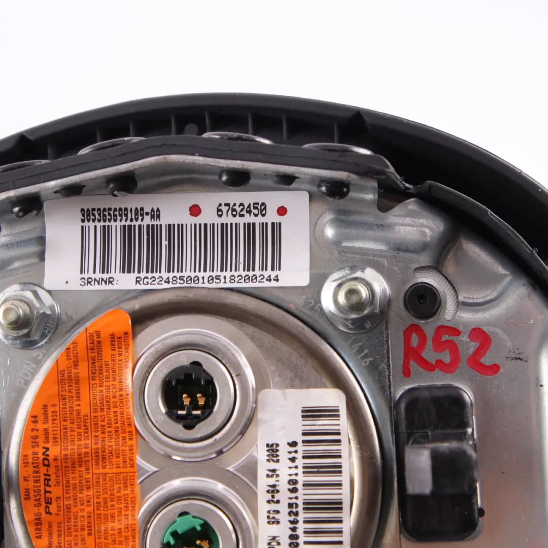 modulo aria lato guida per MINI Cooper R50 R52 R53 Volante con numero di parte 6762450 MINI Cooper R50 R52 R53 Volante modulo aria lato guida - SKU 6762450 - Numero di parte 6762450