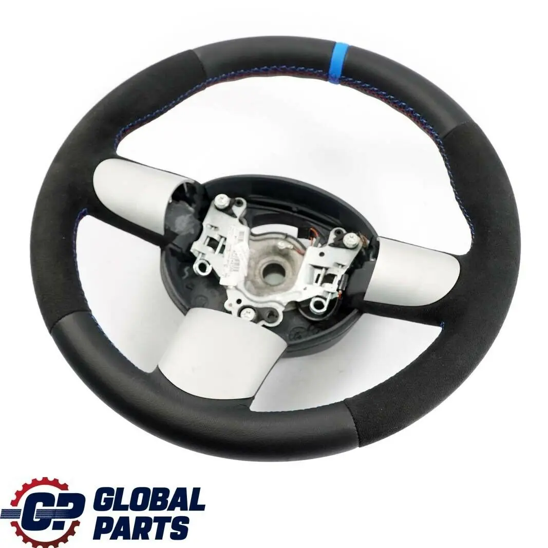 NUEVO Volante De Cuero Negro Manillar Deportivo para Mini Cooper R50 con número de pieza 6762457 Mini Cooper R50 NUEVO Volante De Cuero Negro Manillar Deportivo - SKU 6762457-1 - Número de pieza 6762457
