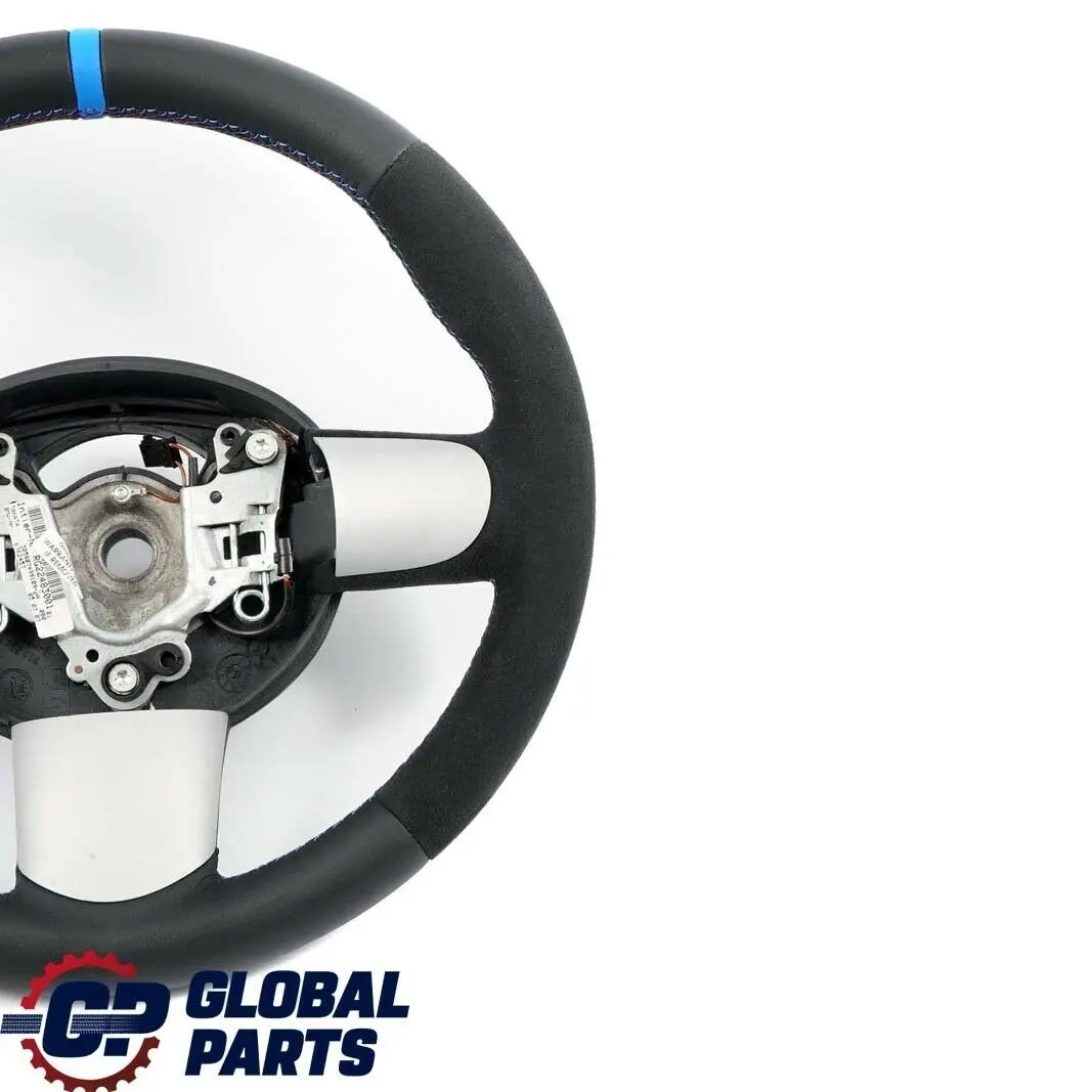 NUEVO Volante De Cuero Negro Manillar Deportivo para Mini Cooper R50 con número de pieza 6762457 Mini Cooper R50 NUEVO Volante De Cuero Negro Manillar Deportivo - SKU 6762457-1 - Número de pieza 6762457