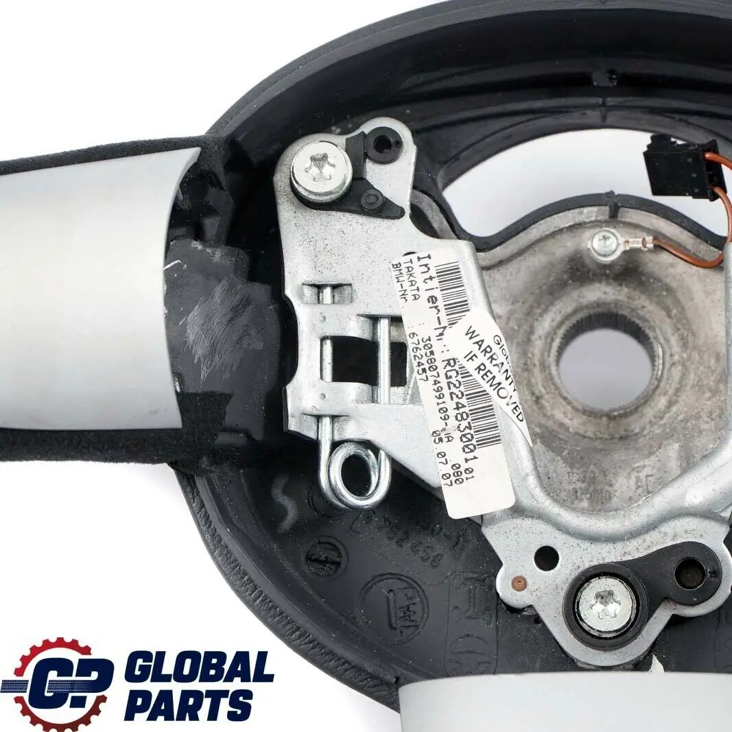 NEU Schwarz Leder / Alcantara Sport Lenkrad für Mini Cooper One R50 R52 R53 mit Teilenummer 6762457 Mini Cooper One R50 R52 R53 NEU Schwarz Leder / Alcantara Sport Lenkrad - SKU 6762457-1 - Teilenummer 6762457