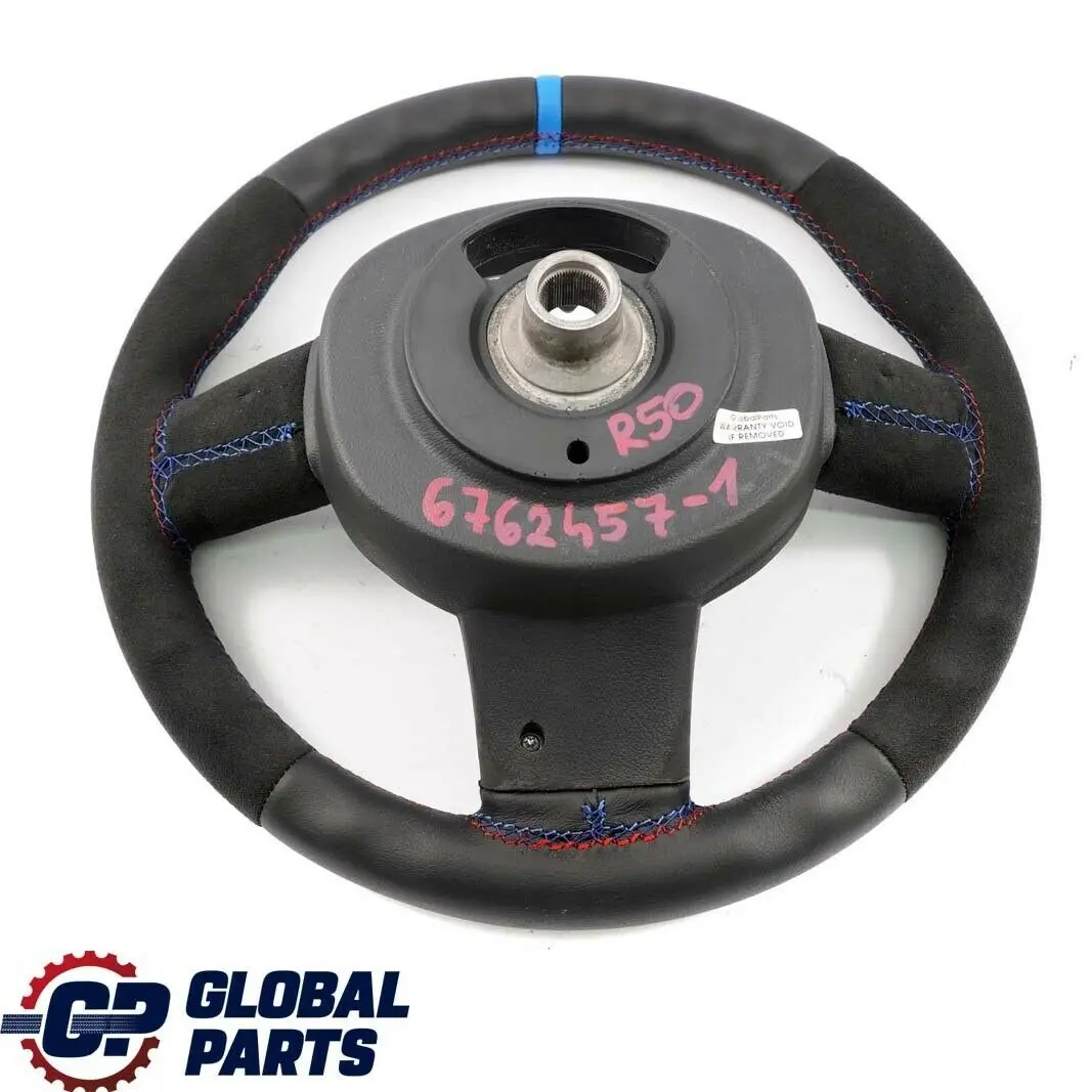 Volant avec NEUF Noir Cuir / Alcantara pour Mini Cooper R50 R52 E53 Sport à propos du numéro de pièce 6762457 Mini Cooper R50 R52 E53 Sport Volant avec NEUF Noir Cuir / Alcantara - SKU 6762457-1 - Numéro de pièce 6762457