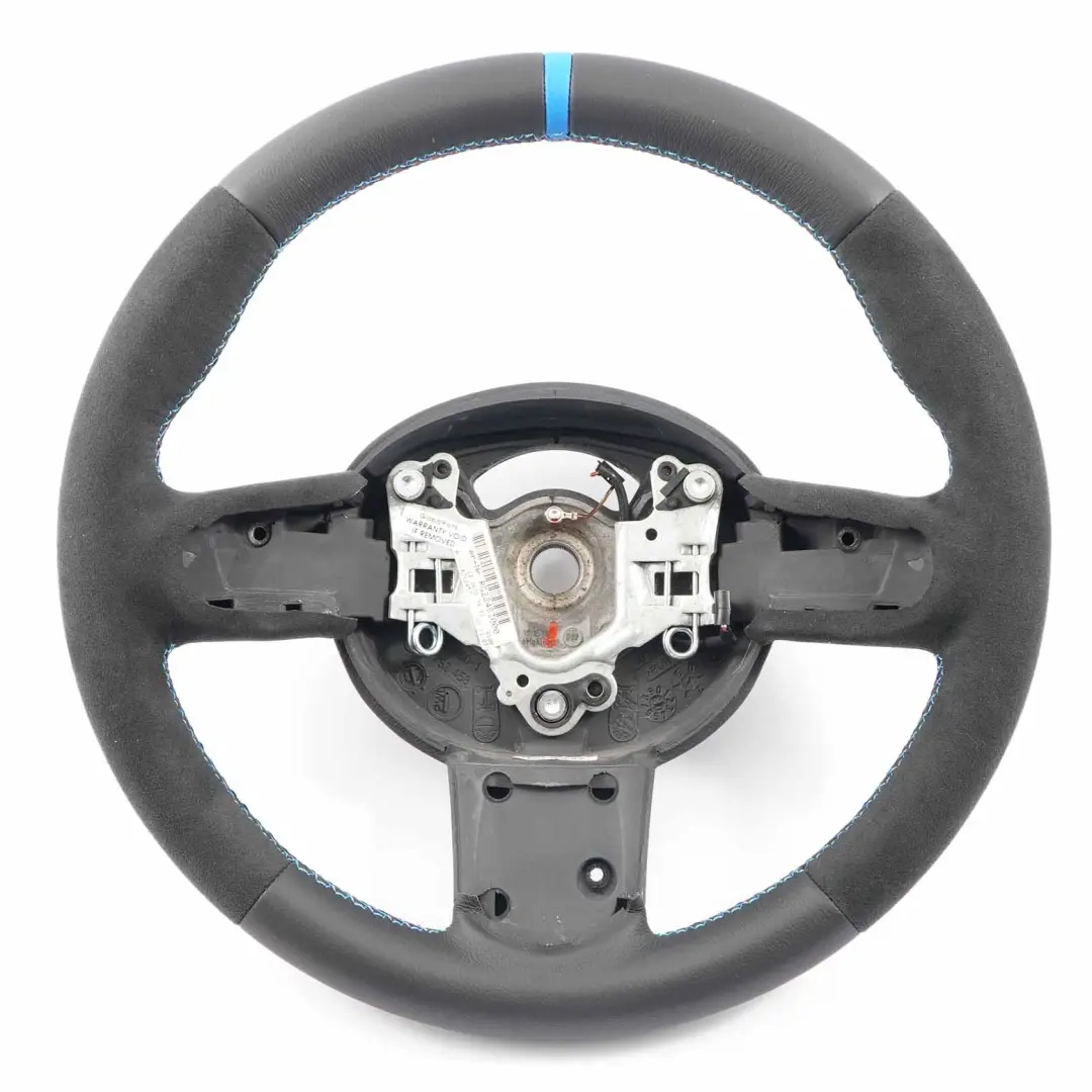 Nuovo Nero Pelle / Alcantara Sport Volante per Mini Cooper One R50 R52 R53 con numero di parte 6762457 Mini Cooper One R50 R52 R53 Nuovo Nero Pelle / Alcantara Sport Volante - SKU 6762457-2 - Numero di parte 6762457