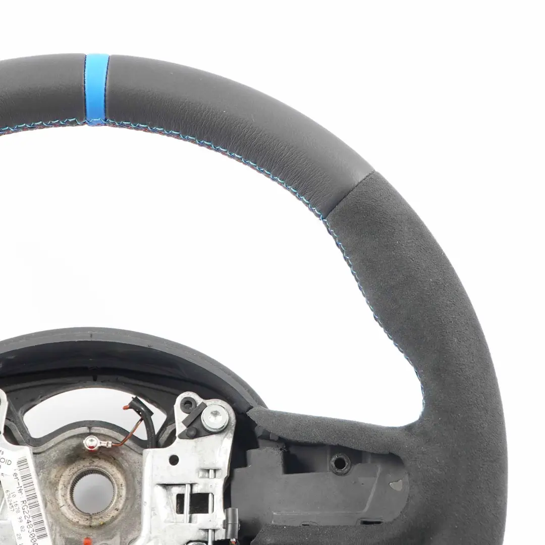 Nuovo Nero Pelle / Alcantara Sport Volante per Mini Cooper One R50 R52 R53 con numero di parte 6762457 Mini Cooper One R50 R52 R53 Nuovo Nero Pelle / Alcantara Sport Volante - SKU 6762457-2 - Numero di parte 6762457