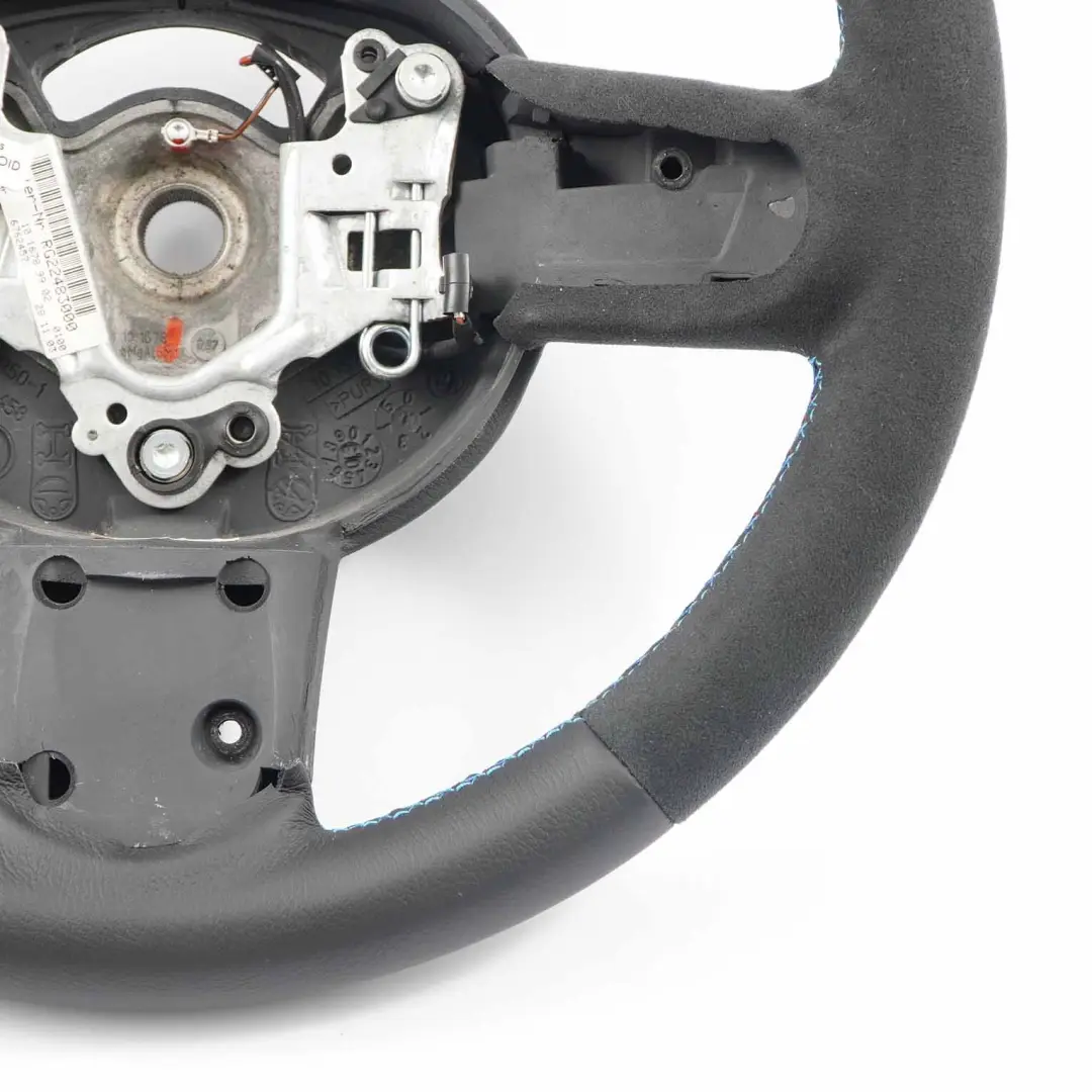 Leather / Alcantara Sport Steering Wheel to Mini Cooper R50 R52 NEW Black with Part number 6762457 Mini Cooper R50 R52 NEW Black Leather / Alcantara Sport Steering Wheel - SKU 6762457-2 - Part number 6762457