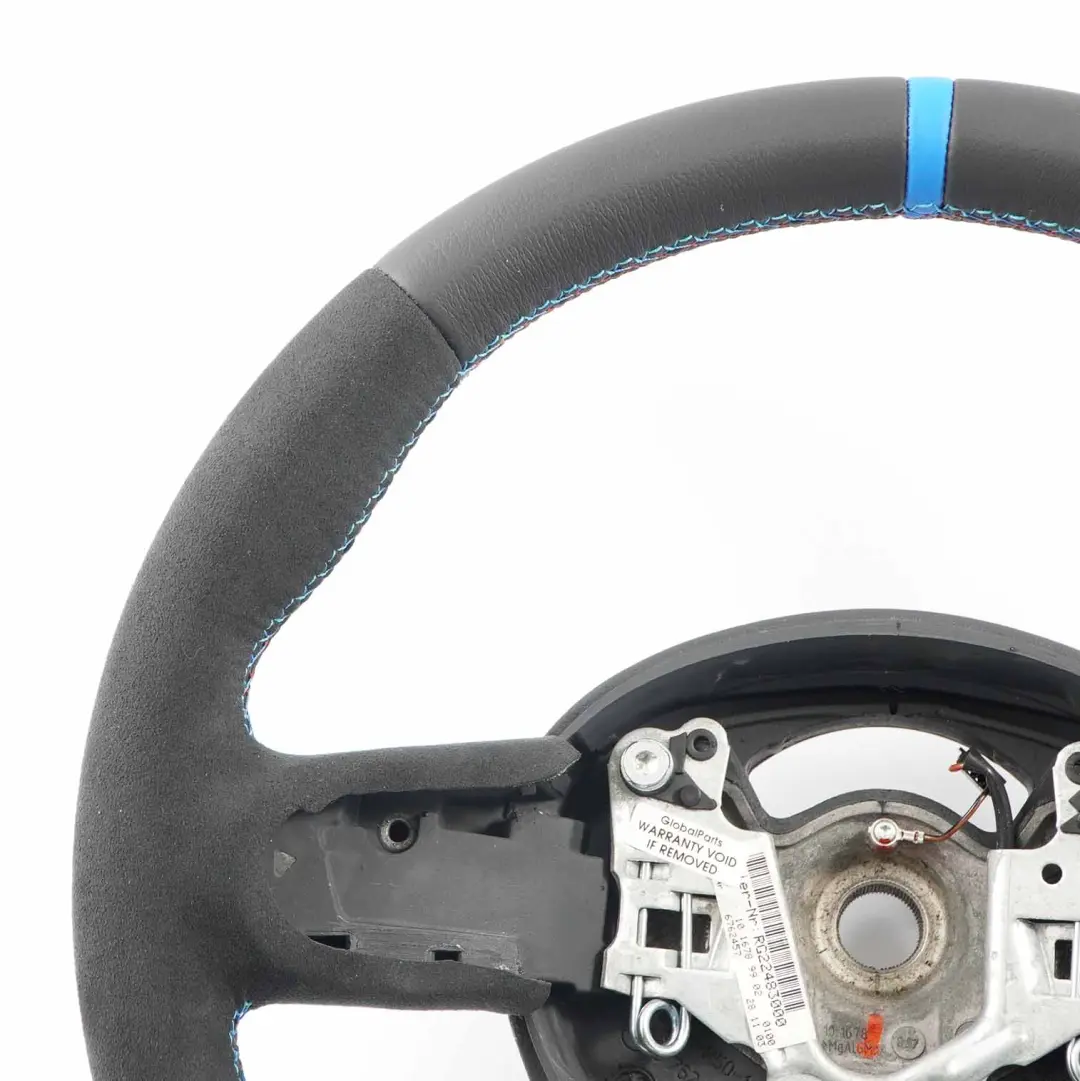 NEU Schwarz Leder / Alcantara Sport Lenkrad für Mini Cooper One R50 R52 R53 mit Teilenummer 6762457 Mini Cooper One R50 R52 R53 NEU Schwarz Leder / Alcantara Sport Lenkrad - SKU 6762457-2 - Teilenummer 6762457