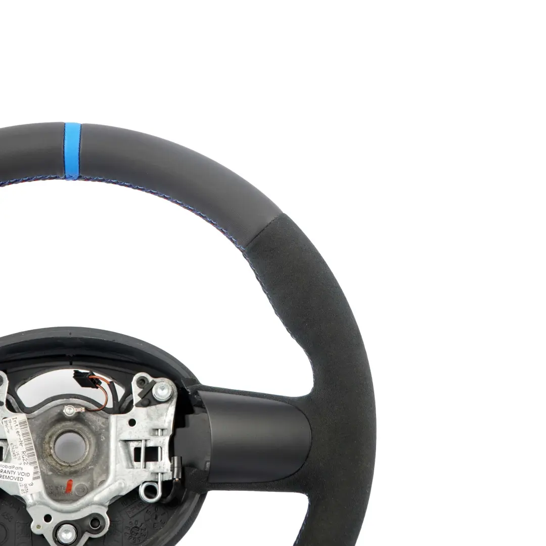 Leather / Alcantara Sport Steering Wheel to Mini Cooper R50 R52 NEW Black with Part number 6762457 Mini Cooper R50 R52 NEW Black Leather / Alcantara Sport Steering Wheel - SKU 6762457-3 - Part number 6762457